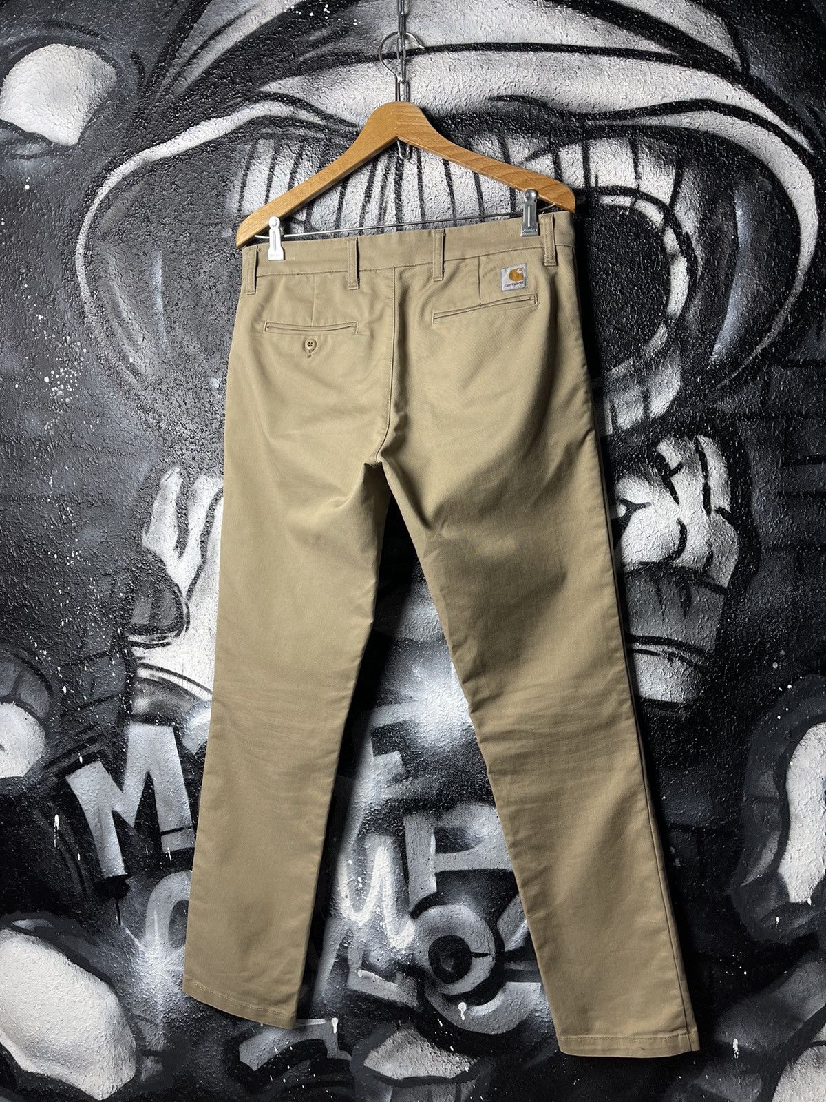 Carhartt Carhartt Vintage Beige Sid Pants Men’s Size W33 L32 Size US 33 - 1 Thumbnail