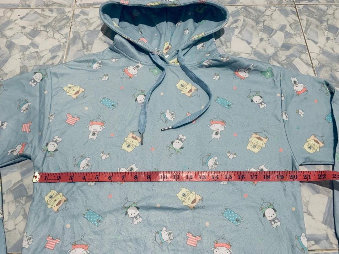 Anime SHIRO & SANRIO Monogram Print Hoodie Size M / US 6-8 / IT 42-44 - 8 Thumbnail