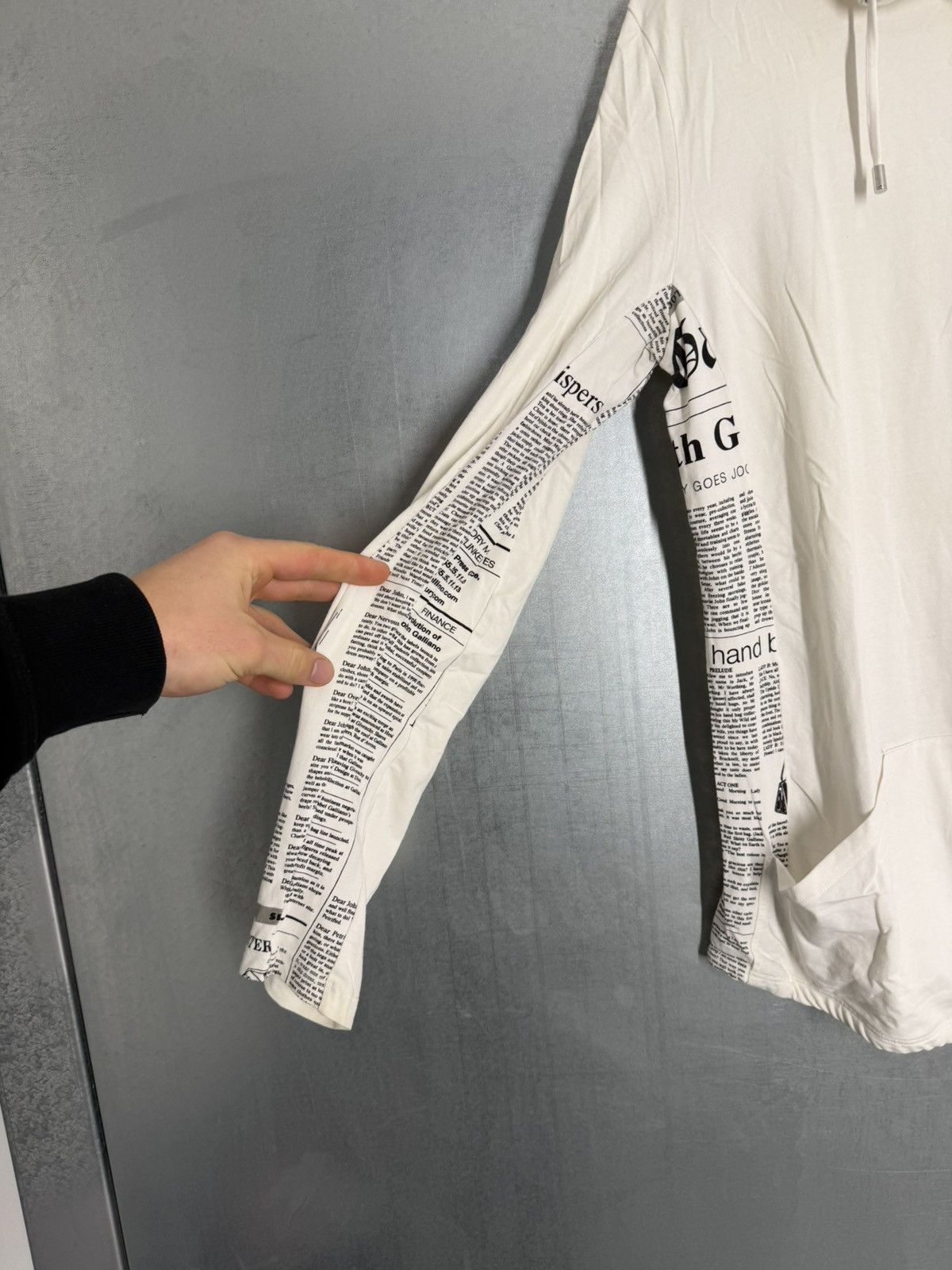 John Galliano John Galliano Gazette Light Hoodie Size US M / EU 48-50 / 2 - 8 Thumbnail