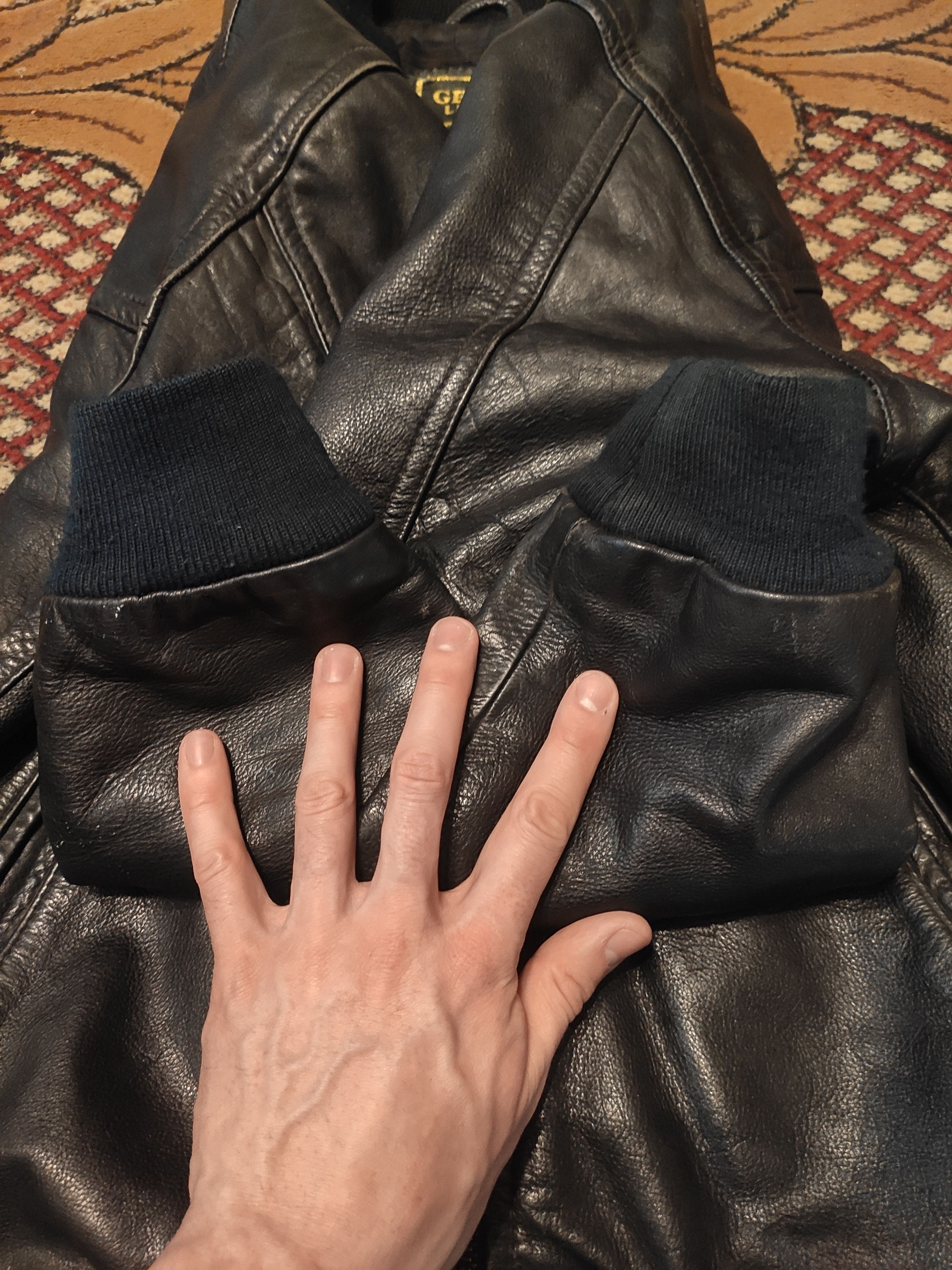 Vintage Black leather vintage bomber M ye yeezy motorcycle vintage Size US M / EU 48-50 / 2 - 4 Thumbnail