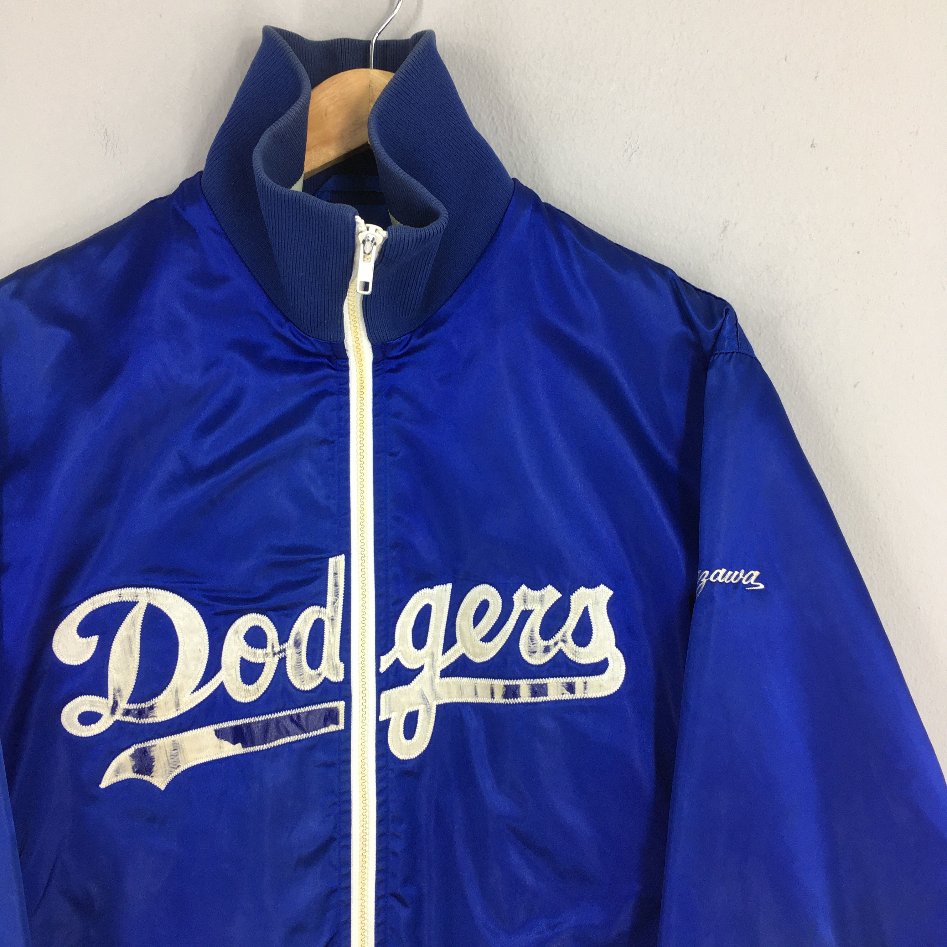 MLB Vintage LA Dodgers MLB Stadium Varsity Satin Jacket Large Size US L / EU 52-54 / 3 - 2 Thumbnail