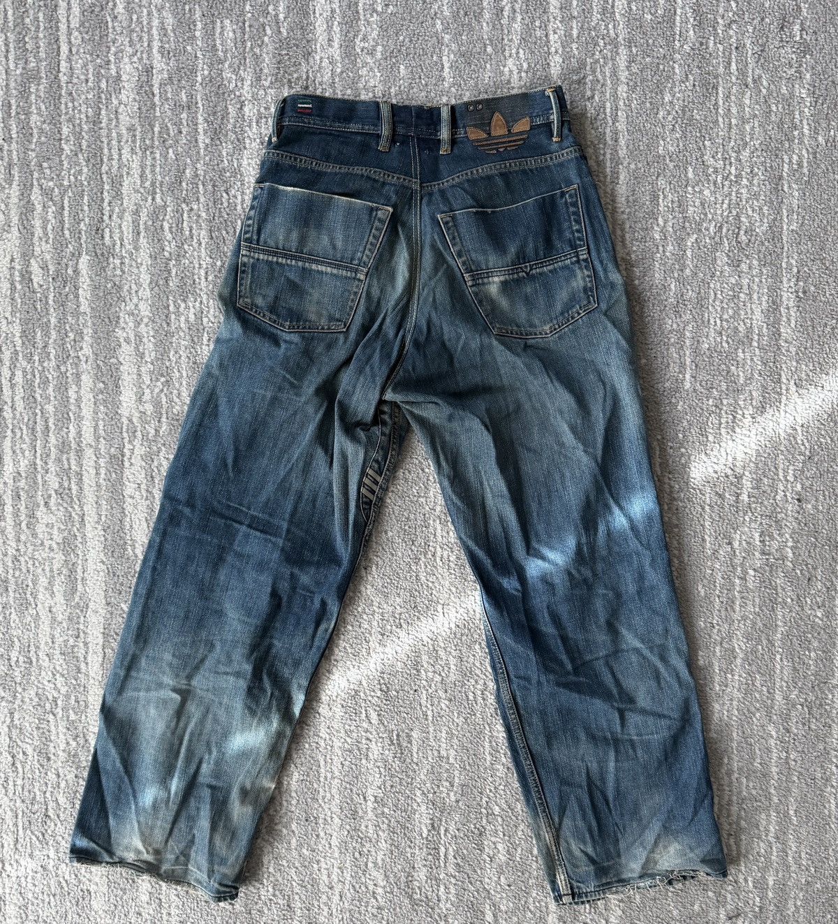 Diesel Diesel x Adidas vintage distressed denim Size US 32 / EU 48 - 2 Thumbnail