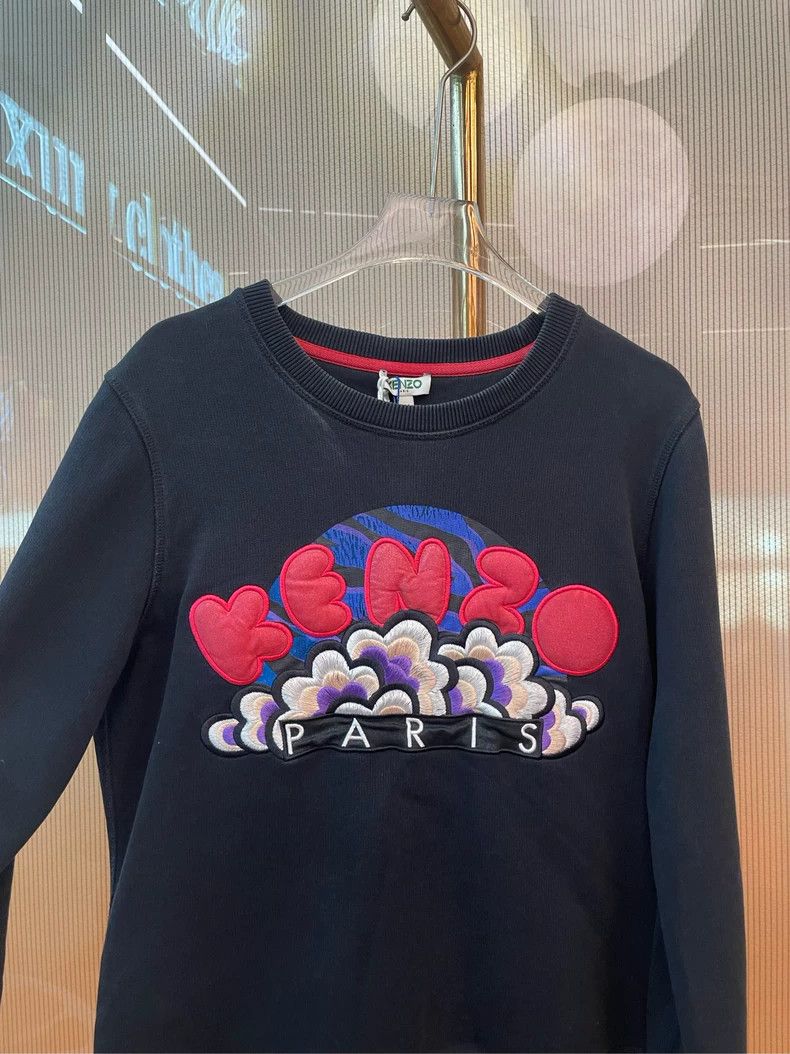 Kenzo KENZO Black Pairs hoodie Size M / US 6-8 / IT 42-44 - 7 Thumbnail