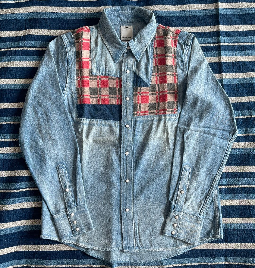 Visvim visvim ss shirt dmgd (p.w.) Size US M / EU 48-50 / 2 - 1 Thumbnail