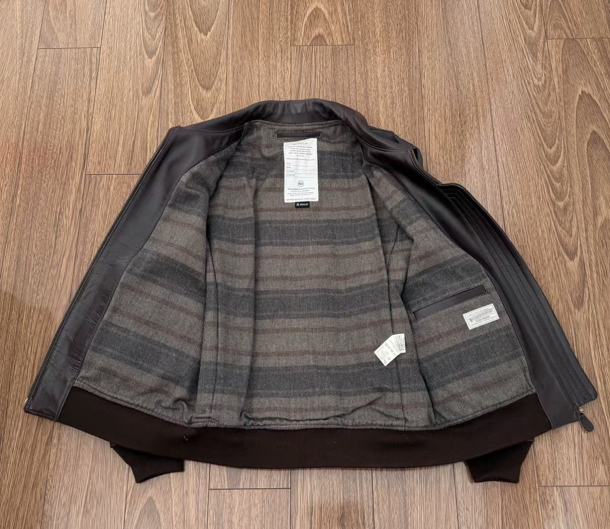 Neighborhood NEIGHBORHOOD A-2 HL JKT Horse leather jacket Size US M / EU 48-50 / 2 - 3 Thumbnail