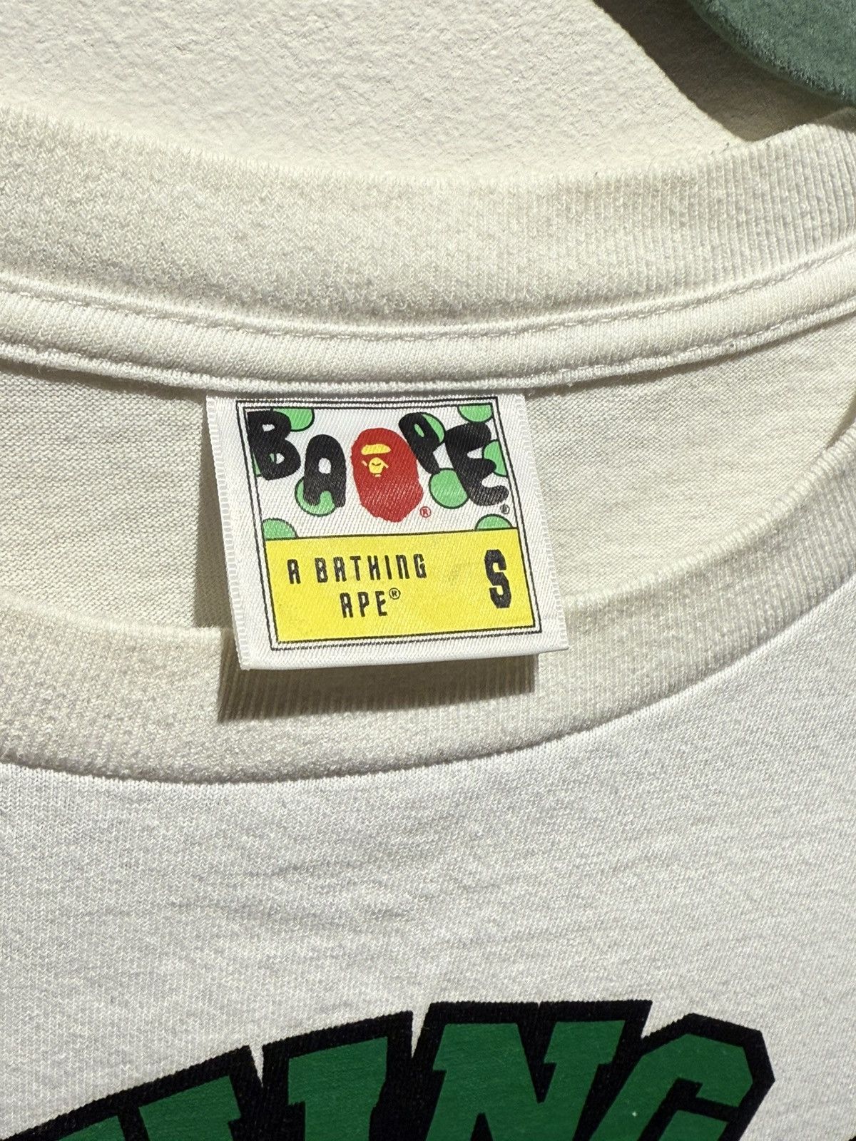 Bape Bape x Gunna “slatt” college logo tee size S Size US S / EU 44-46 / 1 - 3 Thumbnail