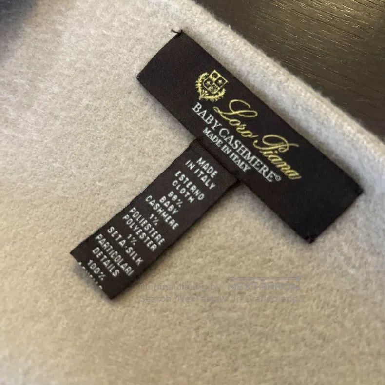 Loro Piana Sequined Off-white Cashmere Cloak