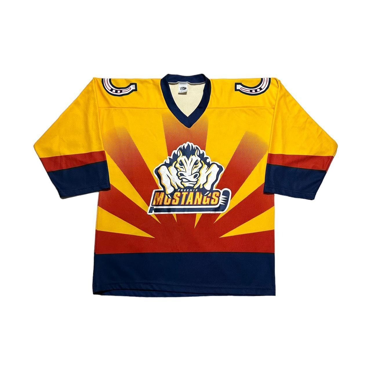 Ccm × NHL × Vintage Vintage Phoenix Mustangs Arizona Flag Hockey Jersey Size US XL / EU 56 / 4 - 1 Thumbnail