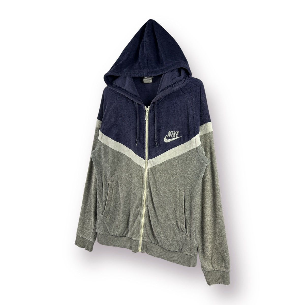 Nike 🔥 Vintage Y2K Nike sweat hoodie zipper - M Size US S / EU 44-46 / 1 - 2 Thumbnail