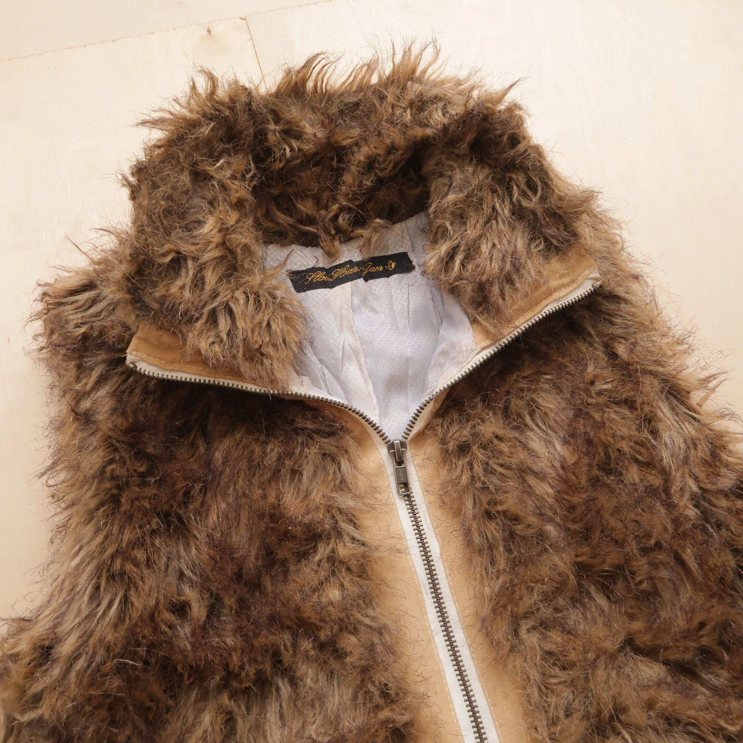 Japanese Brand 1980s Flow Heart Jam Japan Fur Zip Vest Size US M / EU 48-50 / 2 - 6 Thumbnail