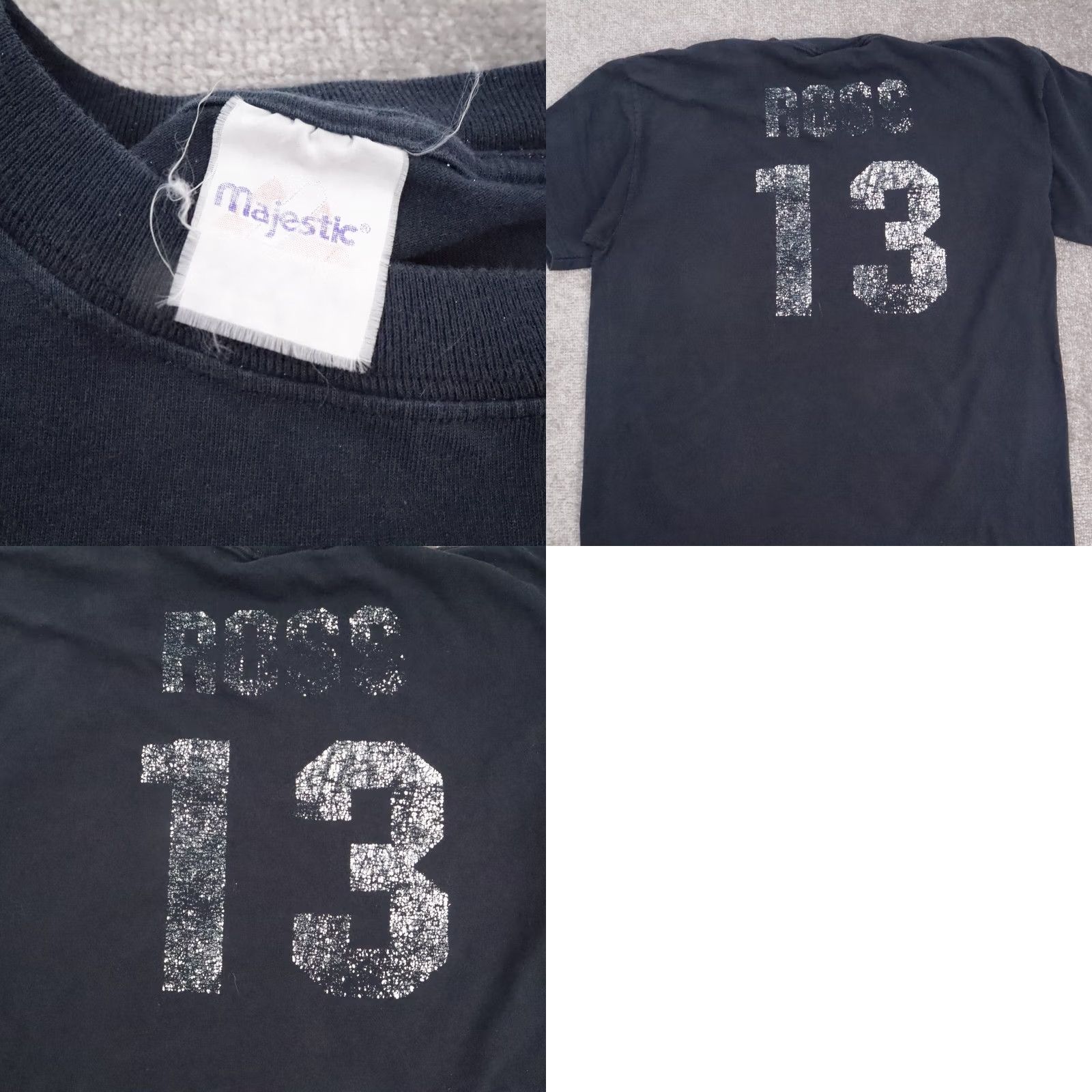Vintage VTG 90s Diamondbacks Cody Ross #13 Baseball 2XL Black Short Sleeve T-Shirt Men USA Sports Vintage Diamondbacks Logo Shirt 90s Mens Size US XXL / EU 58 / 5 - 8 Thumbnail