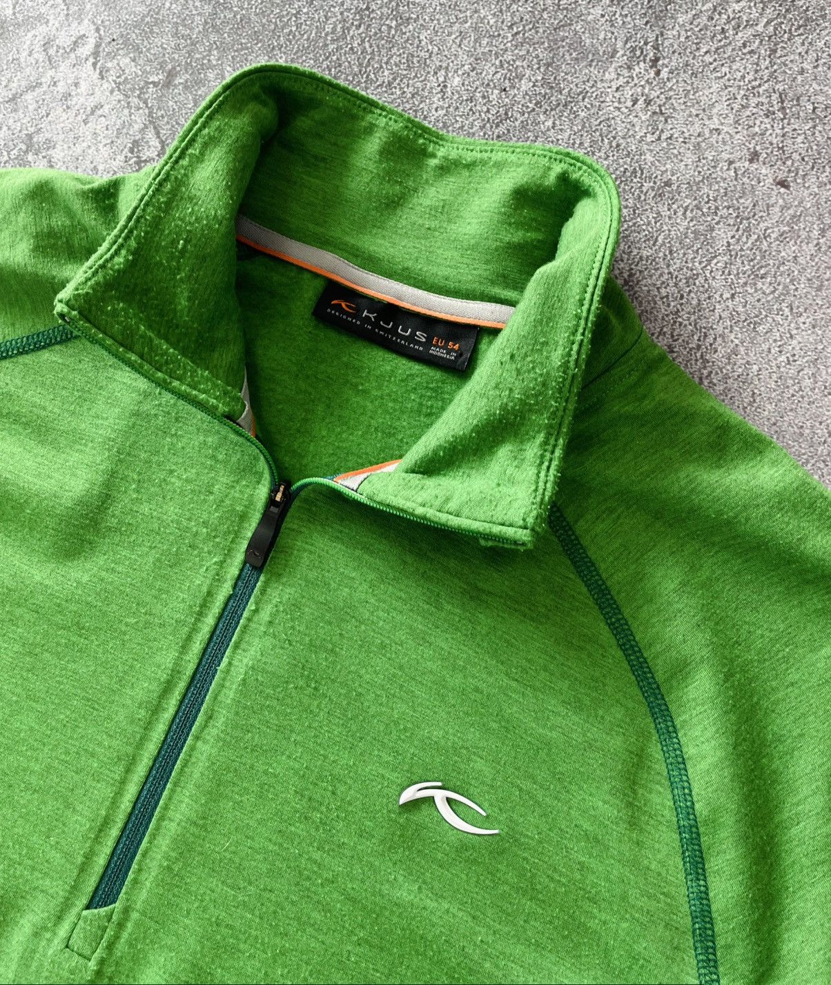KJUS KJUS Trace Half-Zip Men’s Green Pullover Long Sleeve L Size Size US L / EU 52-54 / 3 - 10 Thumbnail