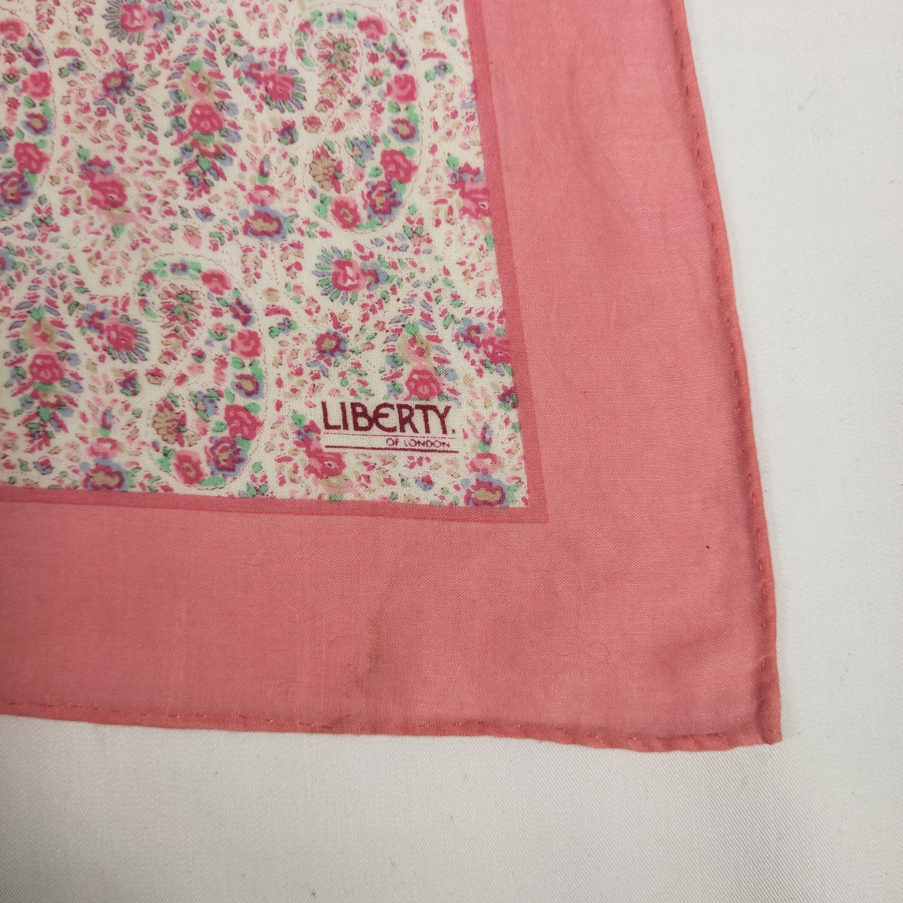 Liberty × Vintage Liberty Handkerchief / Neckerchief / Bandana FZ442 Size ONE SIZE - 6 Thumbnail