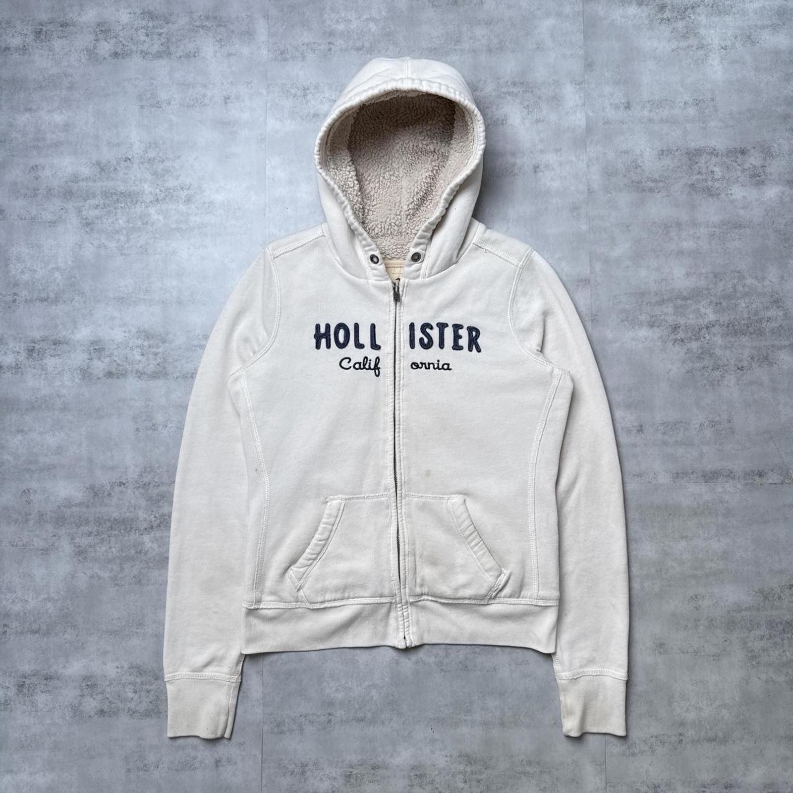 Other Y2K Hollister White Zip Up Jacket Size M / US 6-8 / IT 42-44 - 1 Thumbnail
