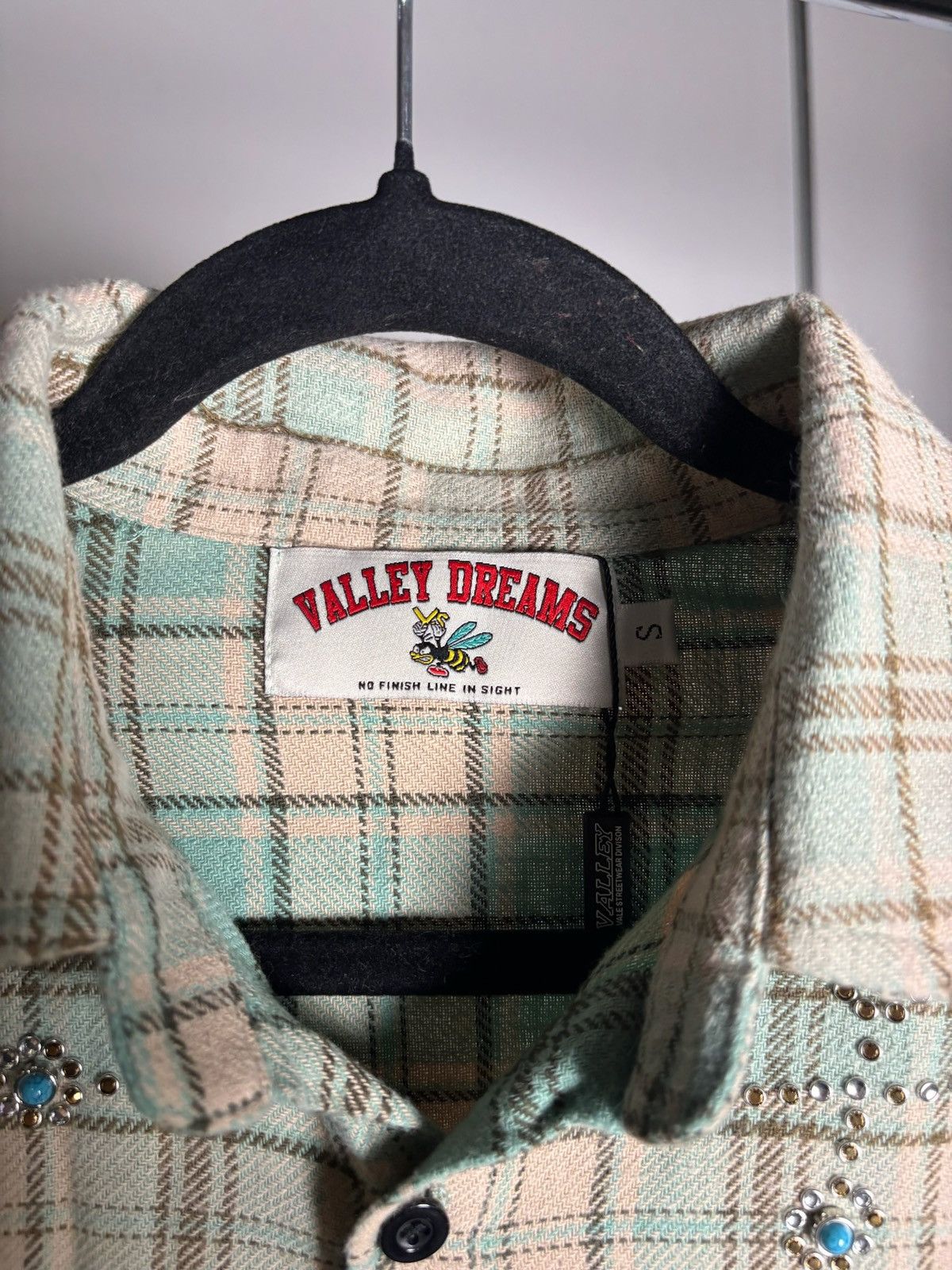 Vale Vale Forever Little Gems Flannel ‘Green’ Size US S / EU 44-46 / 1 - 2 Thumbnail