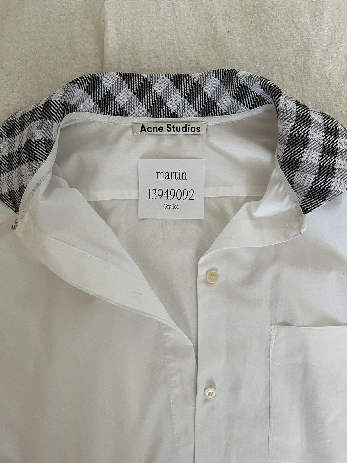 Acne Studios Acne Studios Shirt Size XS / US 0-2 / IT 36-38 - 2 Thumbnail