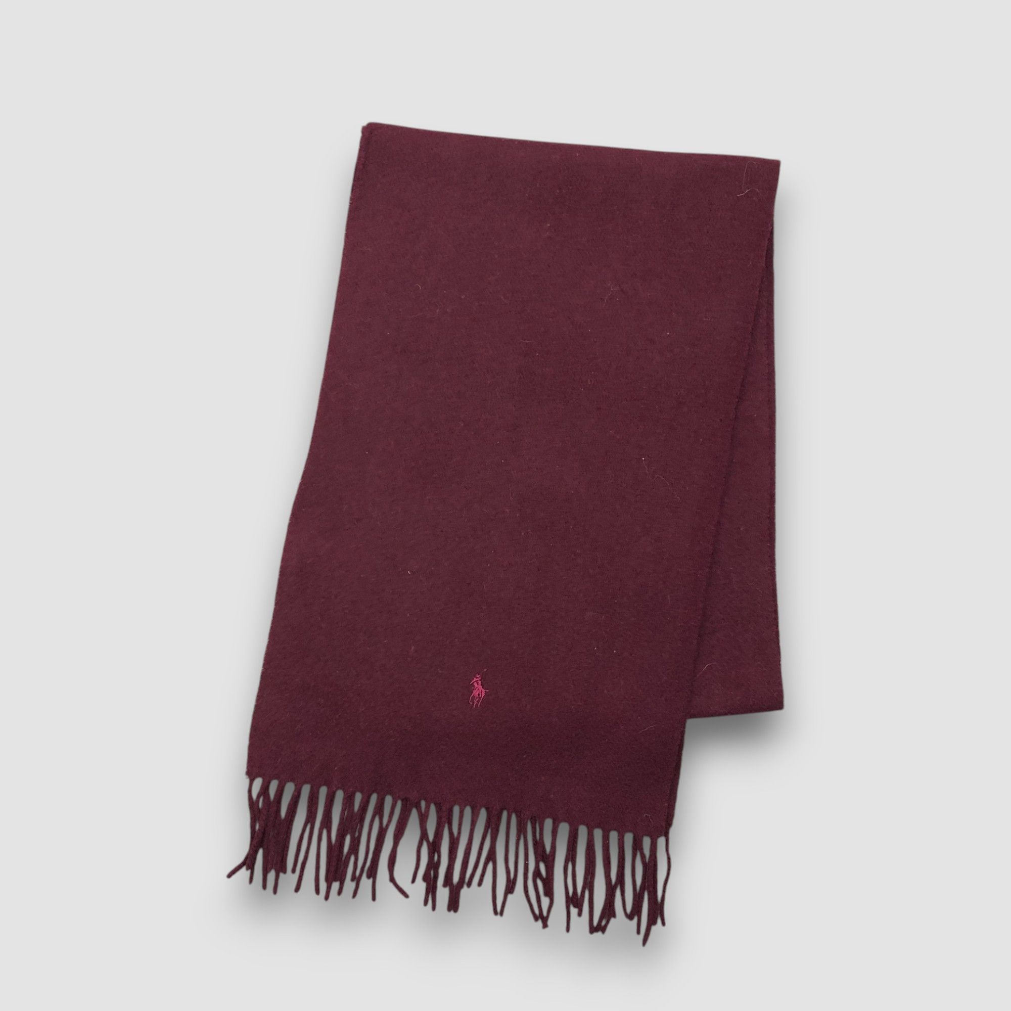 Polo Ralph Lauren Vintage Polo Ralph Lauren Scarf Muffler Wool Scarves Size ONE SIZE - 2 Thumbnail