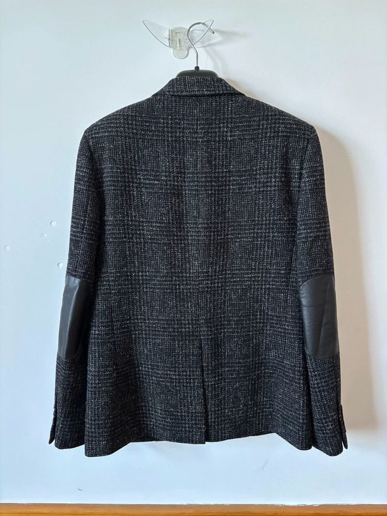 Saint Laurent Paris Saint laurent paris 16 FW black grey prince of Wales plaid Size 48R - 3 Thumbnail