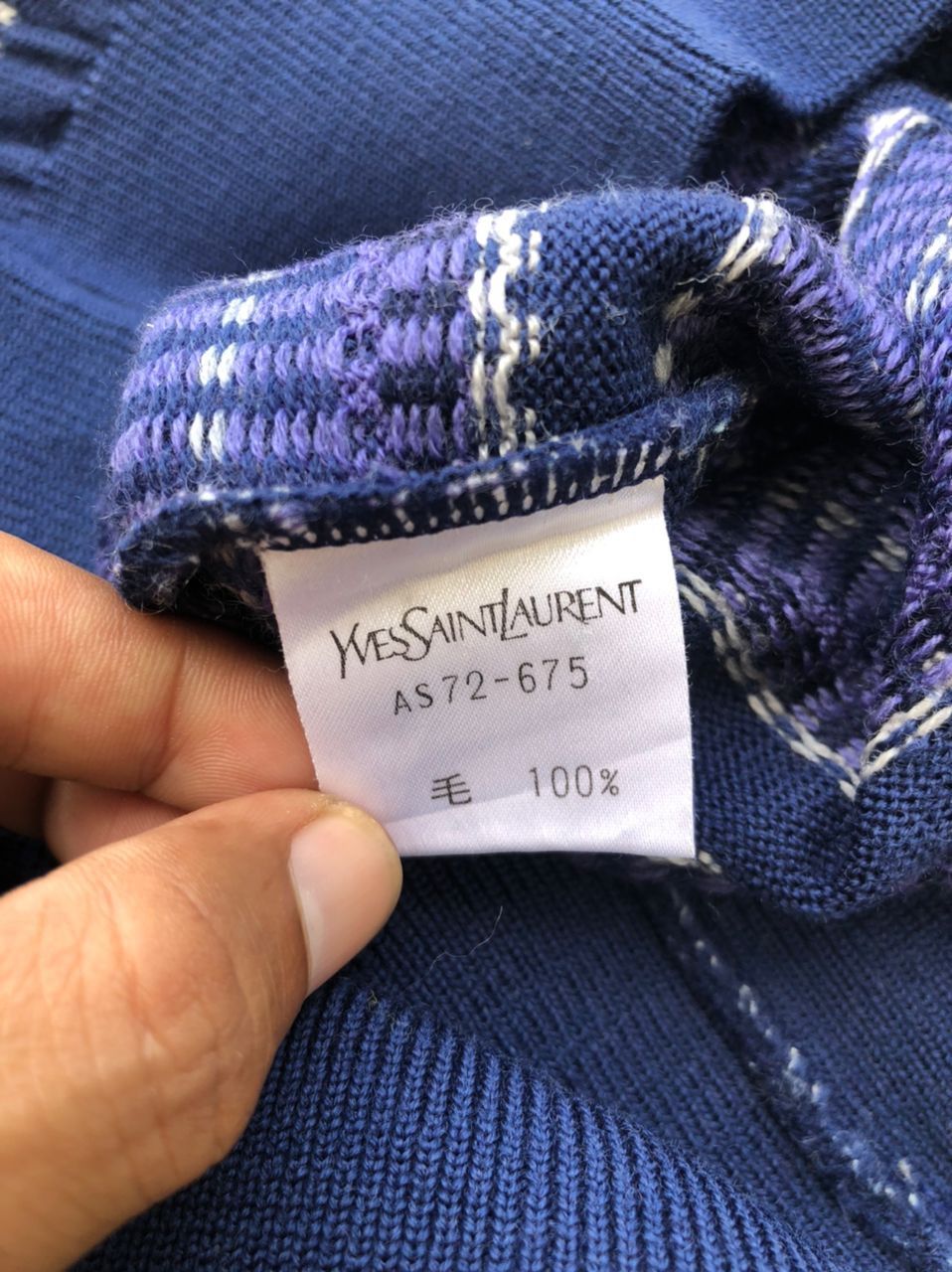 Vintage × Yves Saint Laurent Vintage YSL Yves Saint Laurent Stripes Knitwear Size US S / EU 44-46 / 1 - 4 Thumbnail