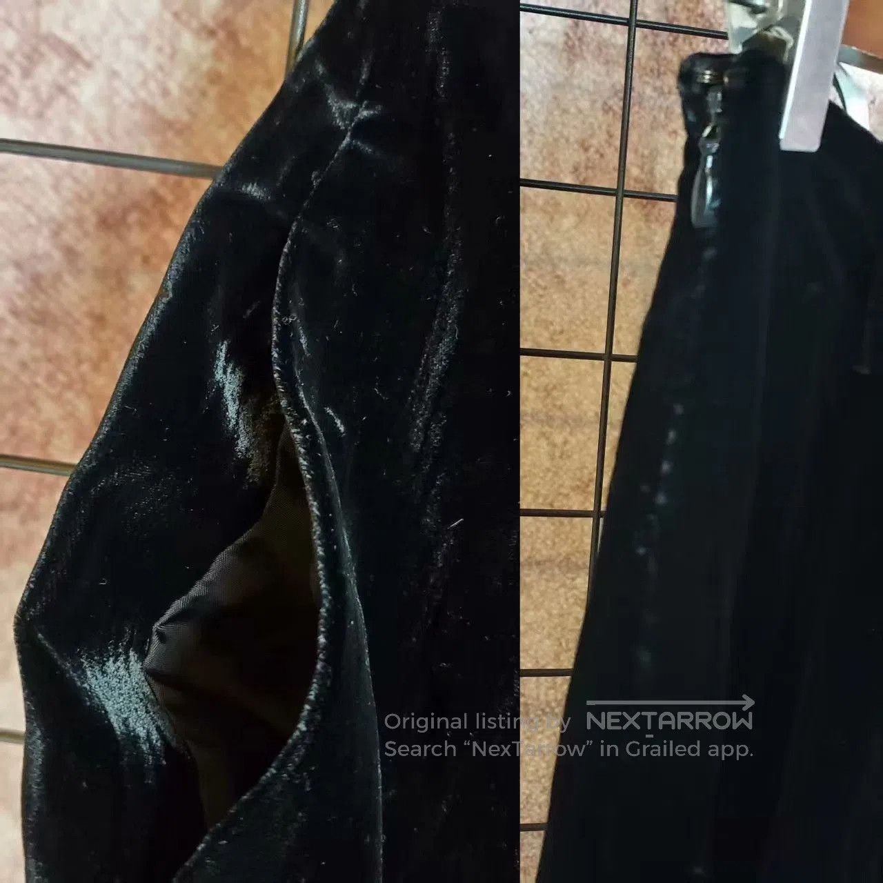 Dior Dior High Waist Velvet Wide Leg Pants. Size US 27 - 5 Thumbnail