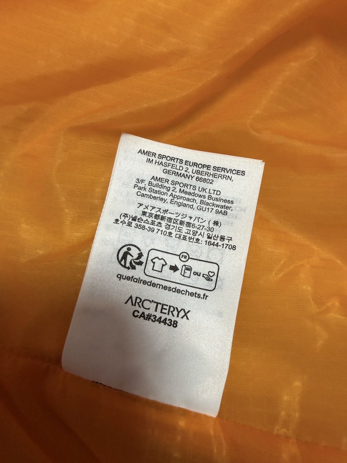 Arc’teryx nuclei jacket - original piece