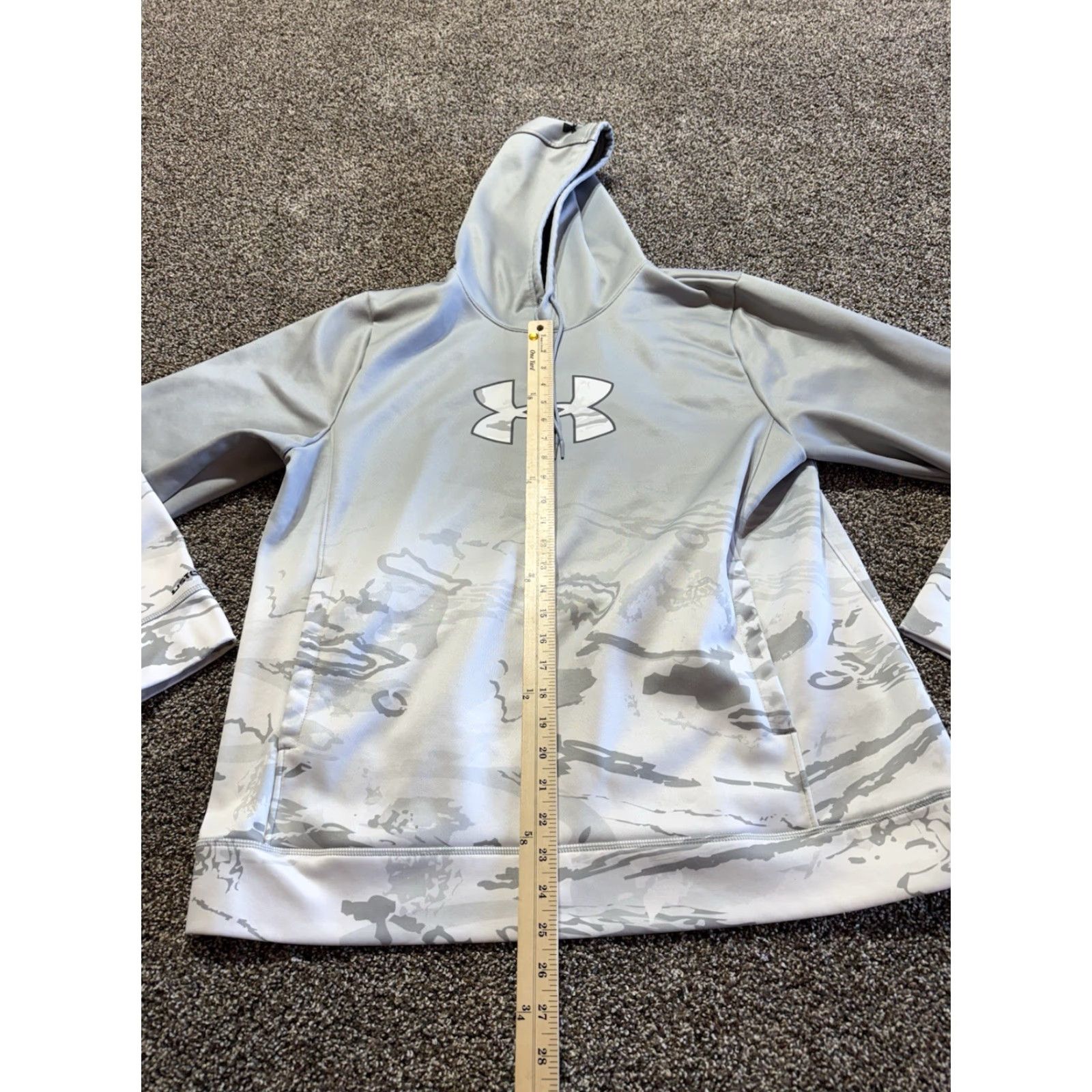 Under Armour Under Armour Hoodie Mens Pullover L Gray Storm Loose Fit Drawstring Regular 11 Size US L / EU 52-54 / 3 - 5 Thumbnail