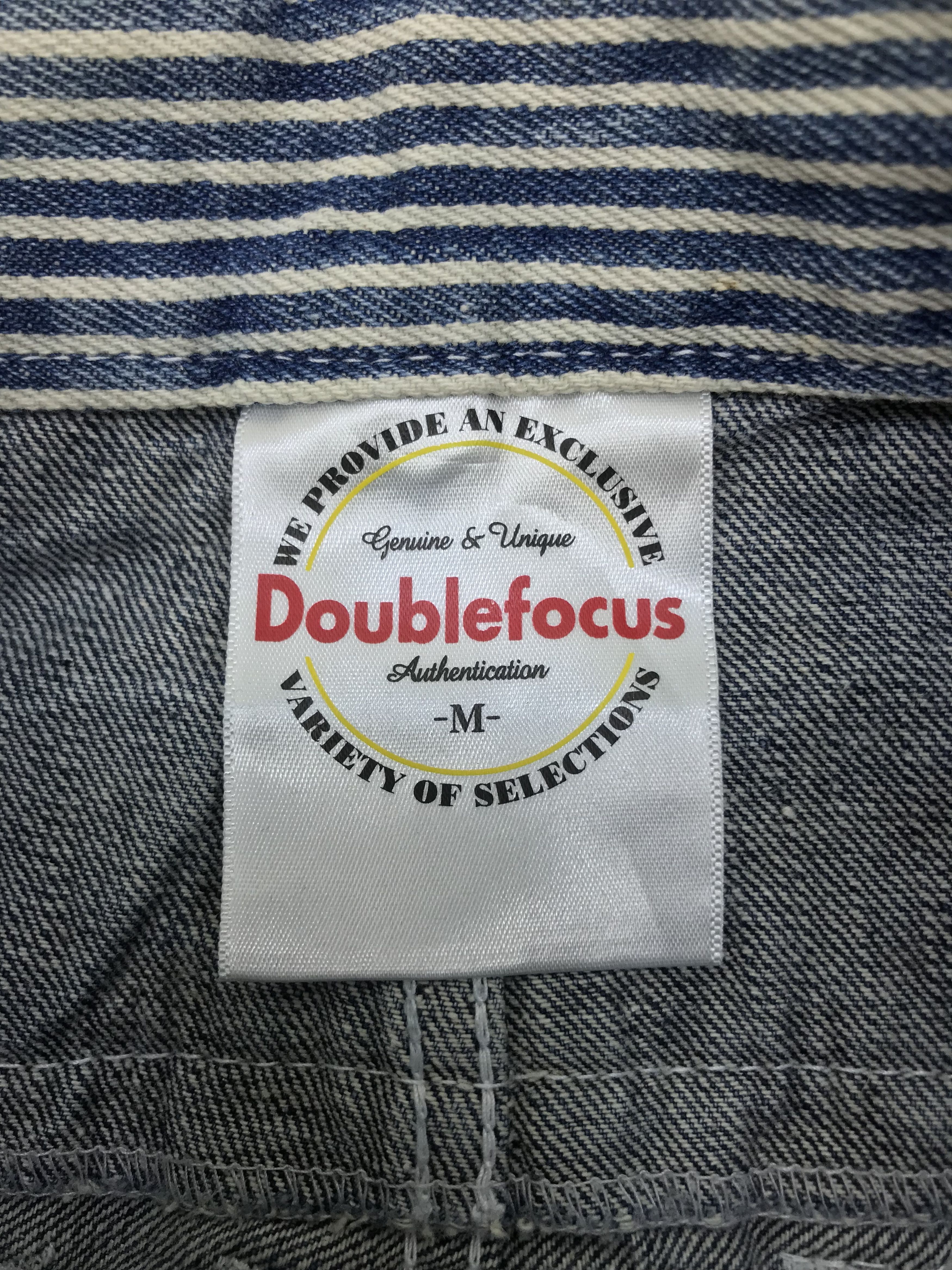 Japanese Brand Vintage Japanese Double Focus Double Waist Jeans Size US 31 - 13 Thumbnail