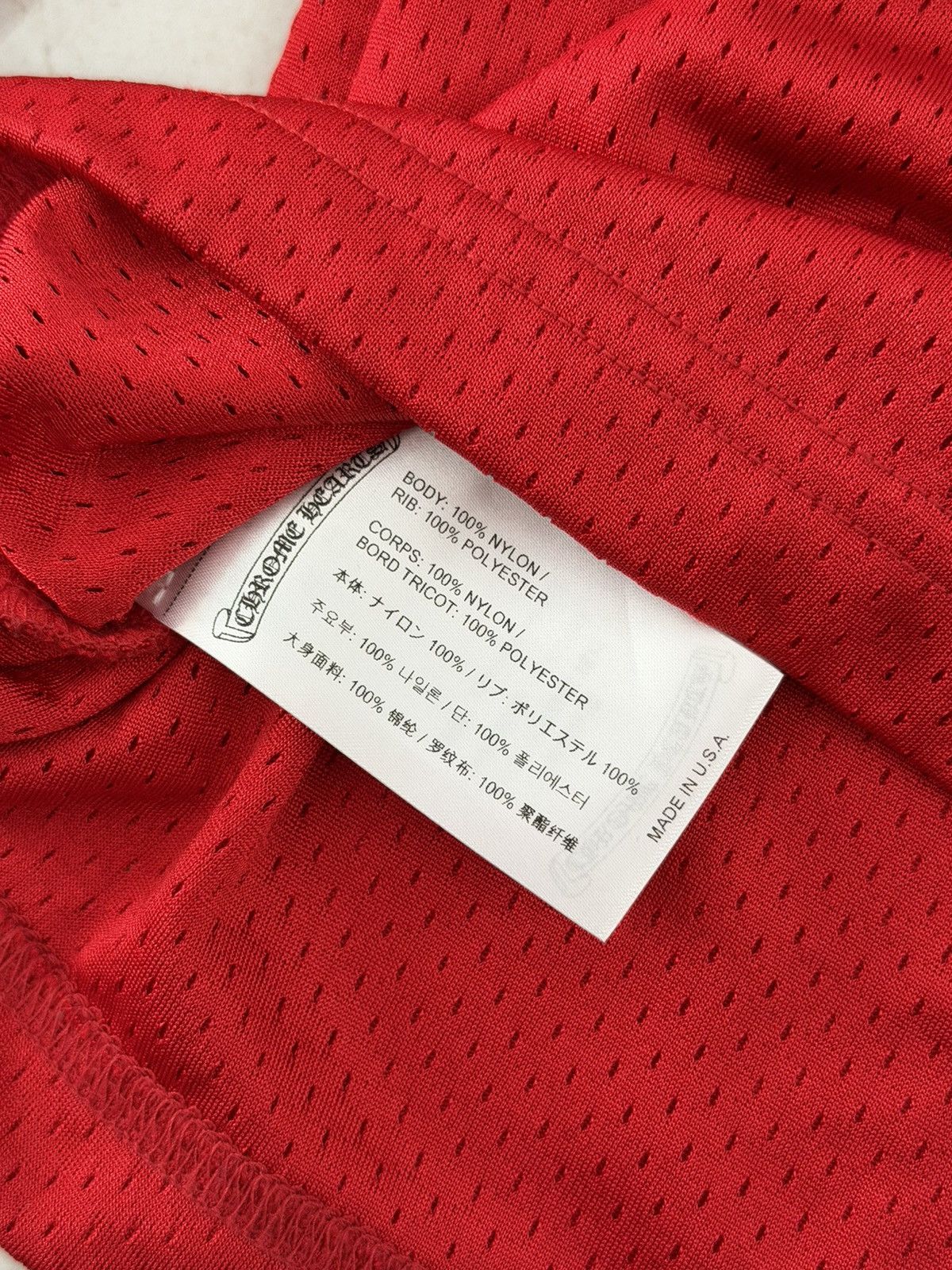 Chrome Hearts Chrome Hearts "TEAM" CNY Exclusive Mesh Longsleeve Sz.L Size US L / EU 52-54 / 3 - 8 Thumbnail