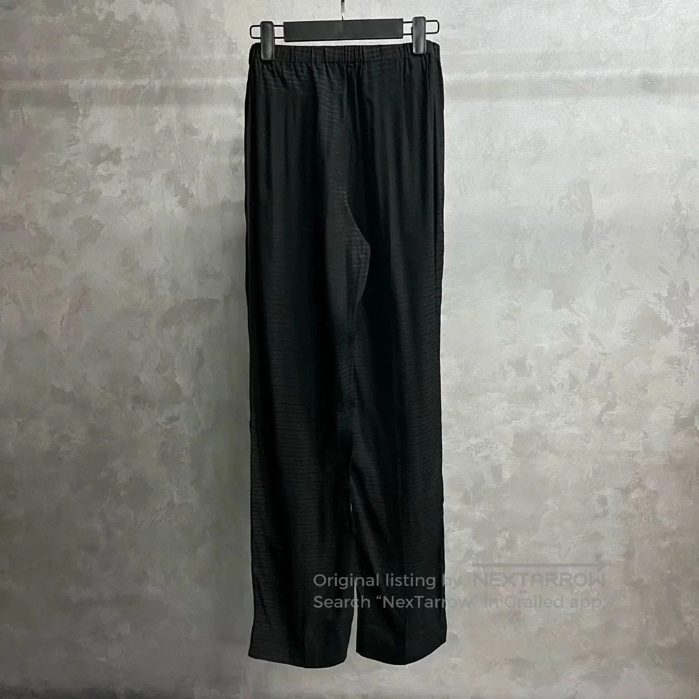 Prada prada black printed important casual pants. Size US 27 - 5 Thumbnail