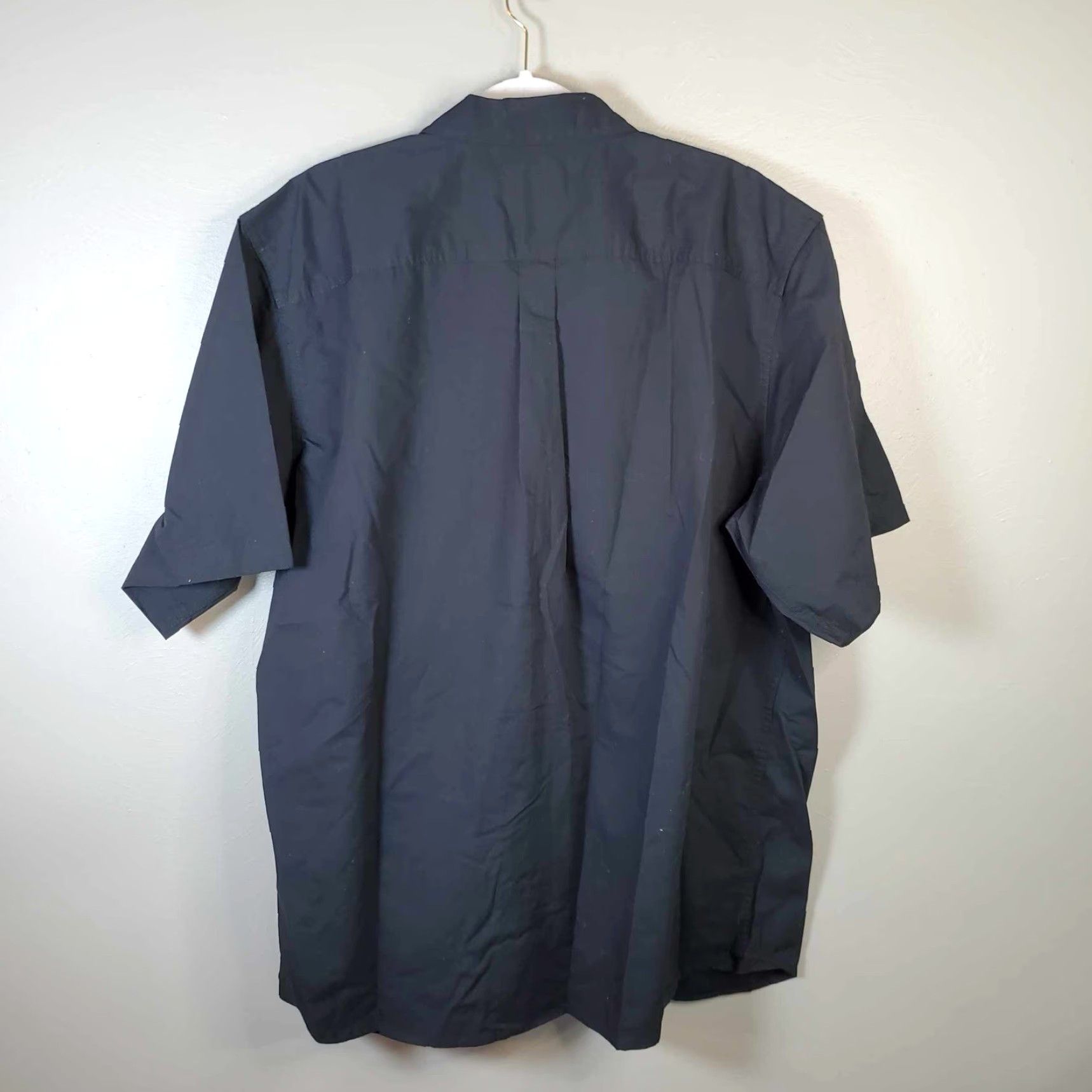 Wrangler VINTAGE Wrangler Jeans Shirts Dark Short Sleeve NWT 2 Front Pockets XL XG Workwear Men XLT Black Pockets Shirts Size US XL / EU 56 / 4 - 4 Thumbnail