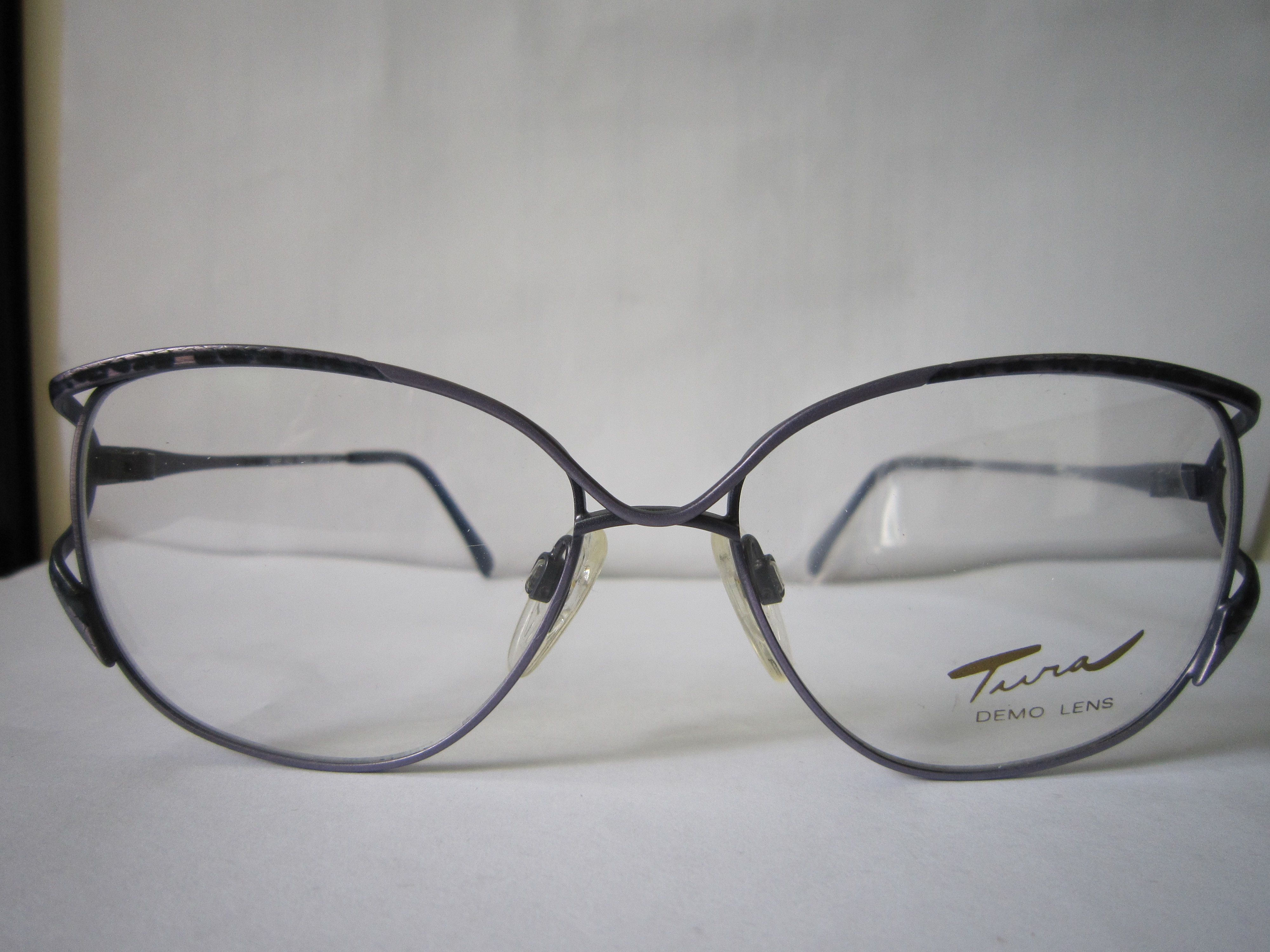 Vintage Vintage 80s TURA Mod 405 Purple Woman Eyeglasses Japan Size ONE SIZE - 2 Thumbnail