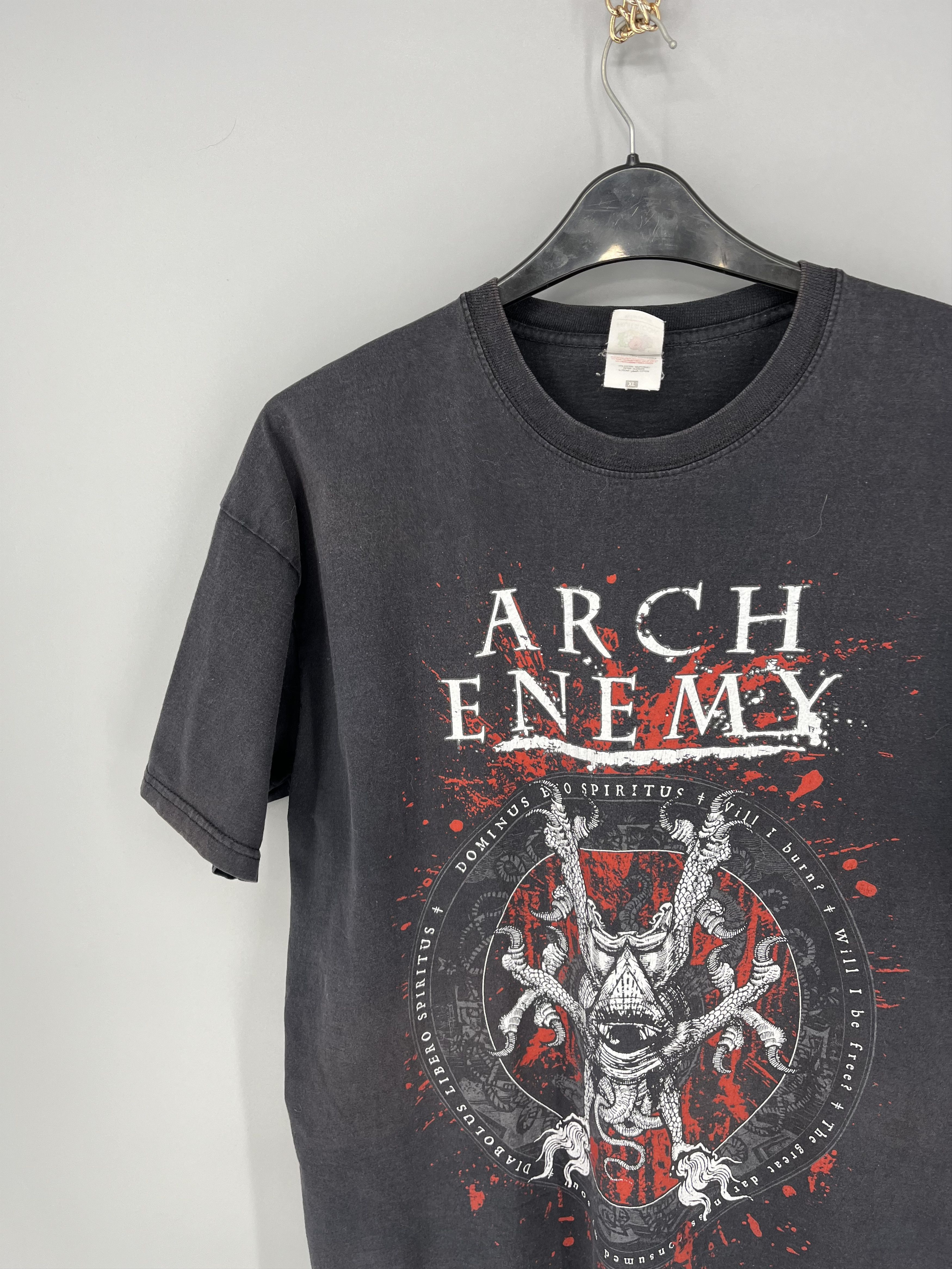 Band Tees × Vintage Vintage Y2K Arch Enemy Band Rock Skeleton Skull Tee Size US XL / EU 56 / 4 - 5 Thumbnail