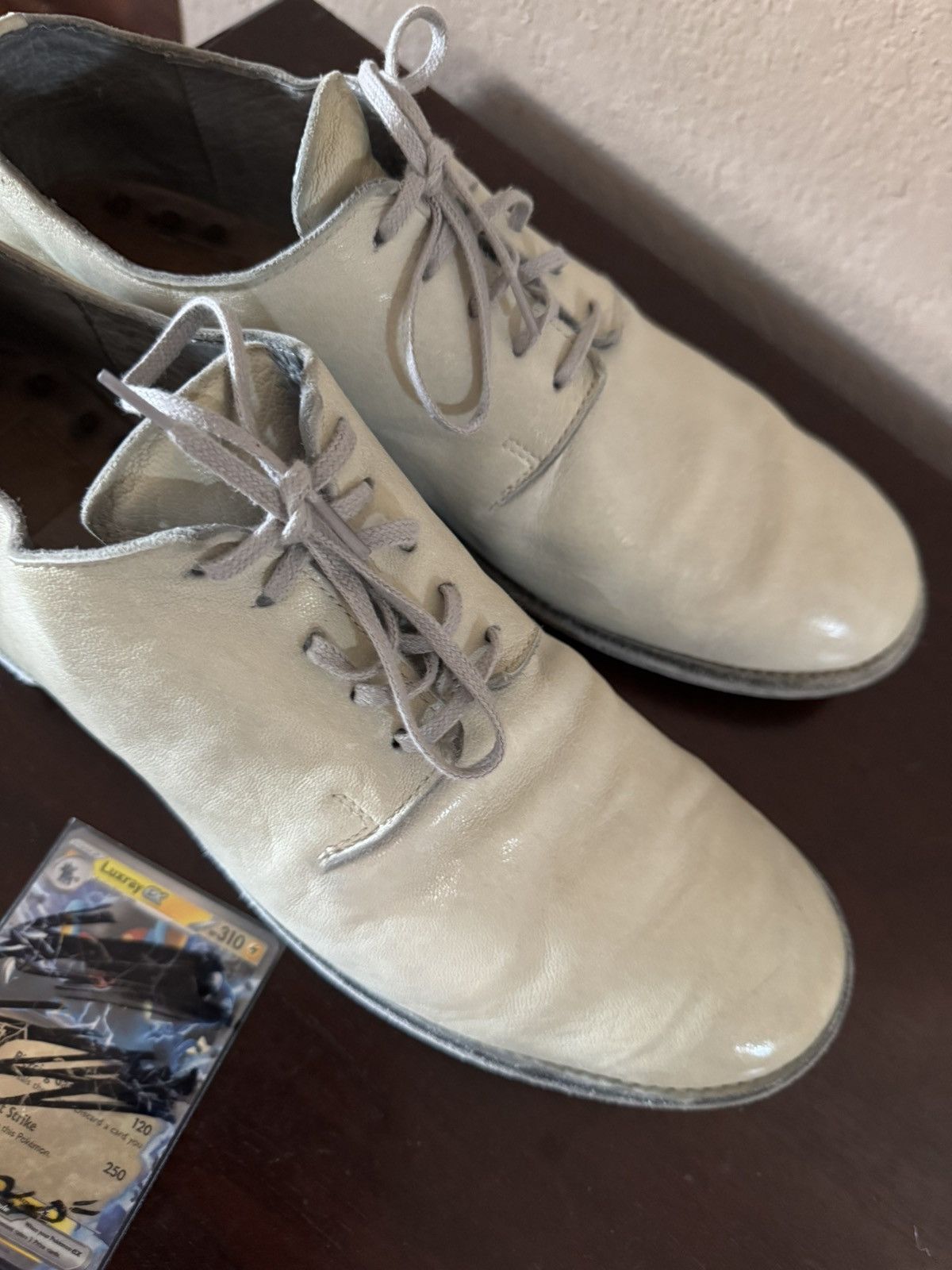 Guidi Guidi 16 White Derby Shoes Size US 10 / EU 43 - 7 Thumbnail