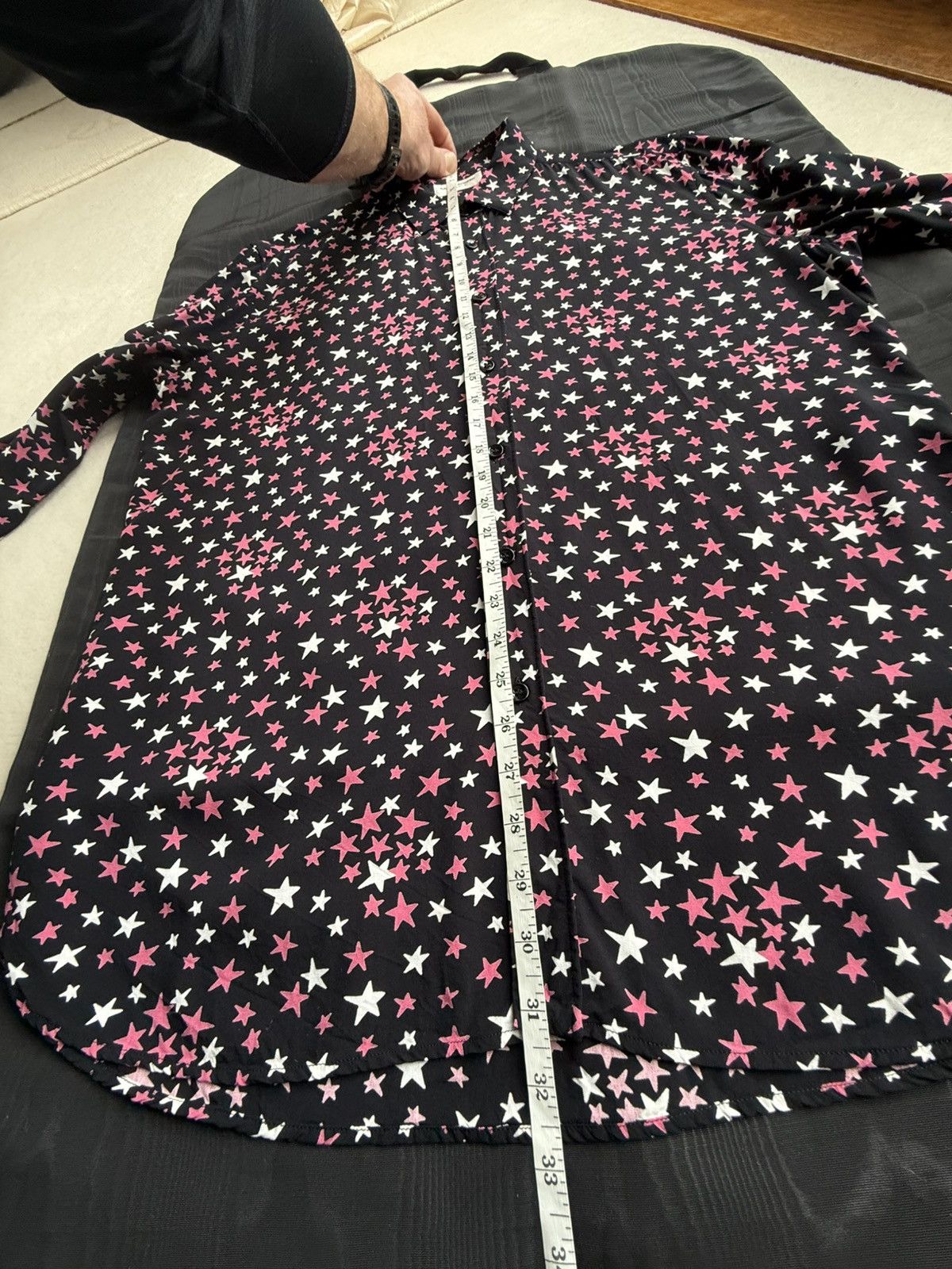 Saint Laurent Paris FW16 Saint Laurent star shirt black pink white Hedi Slimane Size US L / EU 52-54 / 3 - 5 Thumbnail