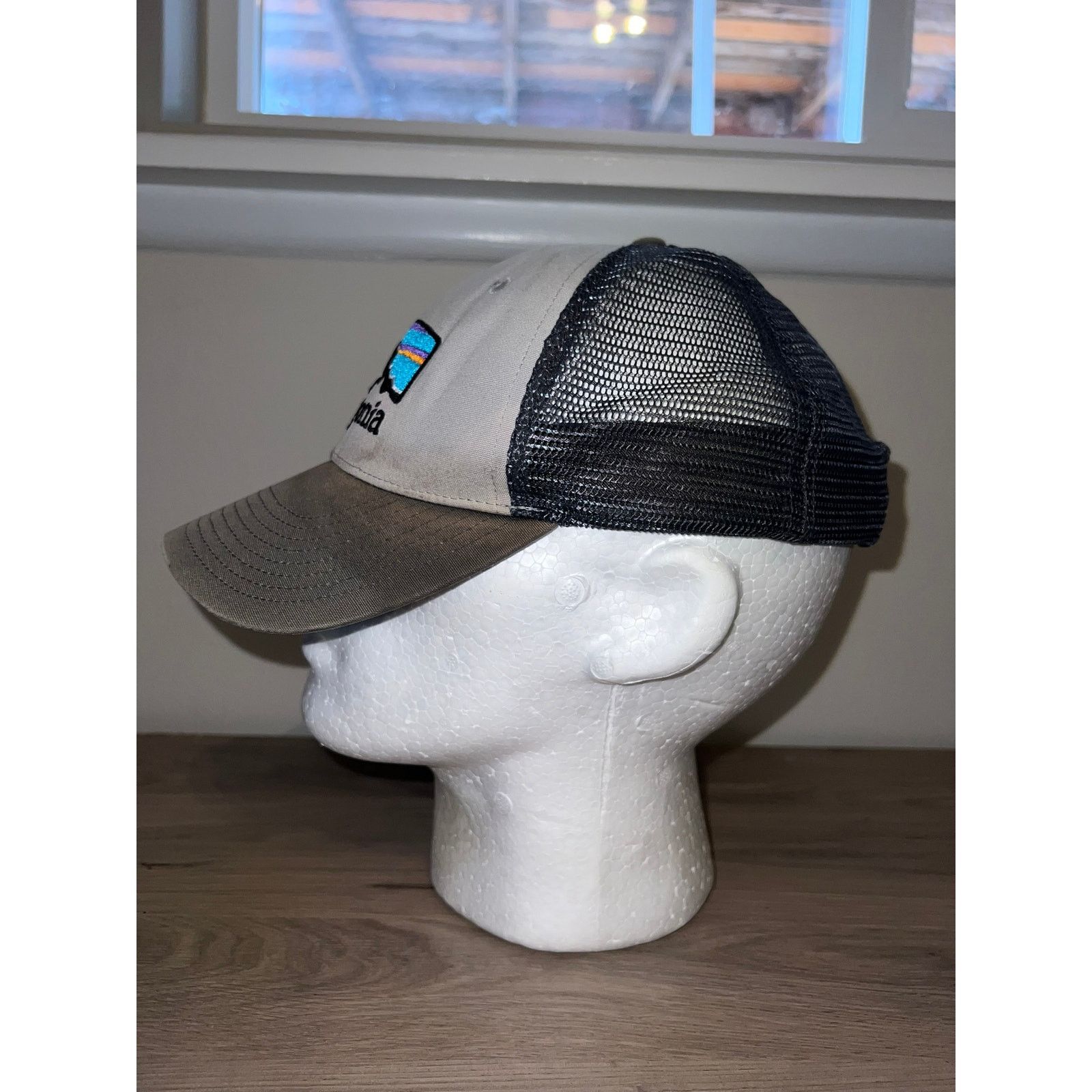 Patagonia Y2K Patagonia Outdoor Mountain Graphic Hat Stain Stained Size ONE SIZE - 4 Thumbnail
