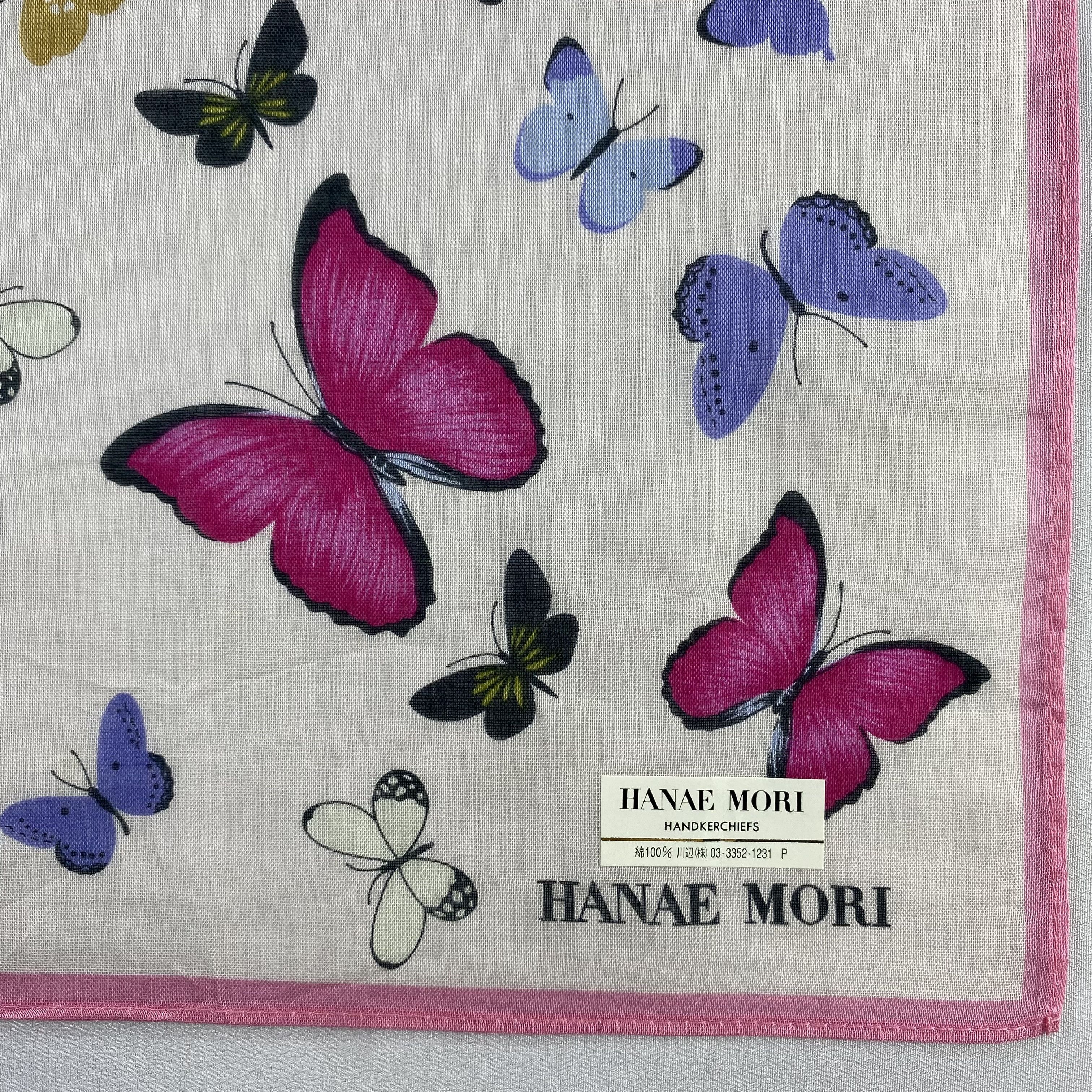 Hanae Mori × Vintage Hanae Mori Bandana/ Handkerchief / Neckerchief Size ONE SIZE - 3 Thumbnail
