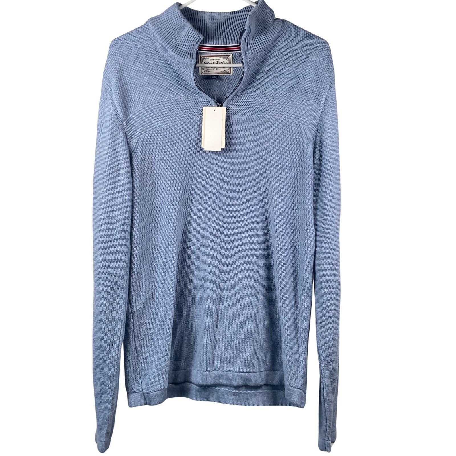 Flag & Anthem Flag & Anthem Quarter Zip Pullover Sweater Textured Size S Size US S / EU 44-46 / 1 - 2 Thumbnail