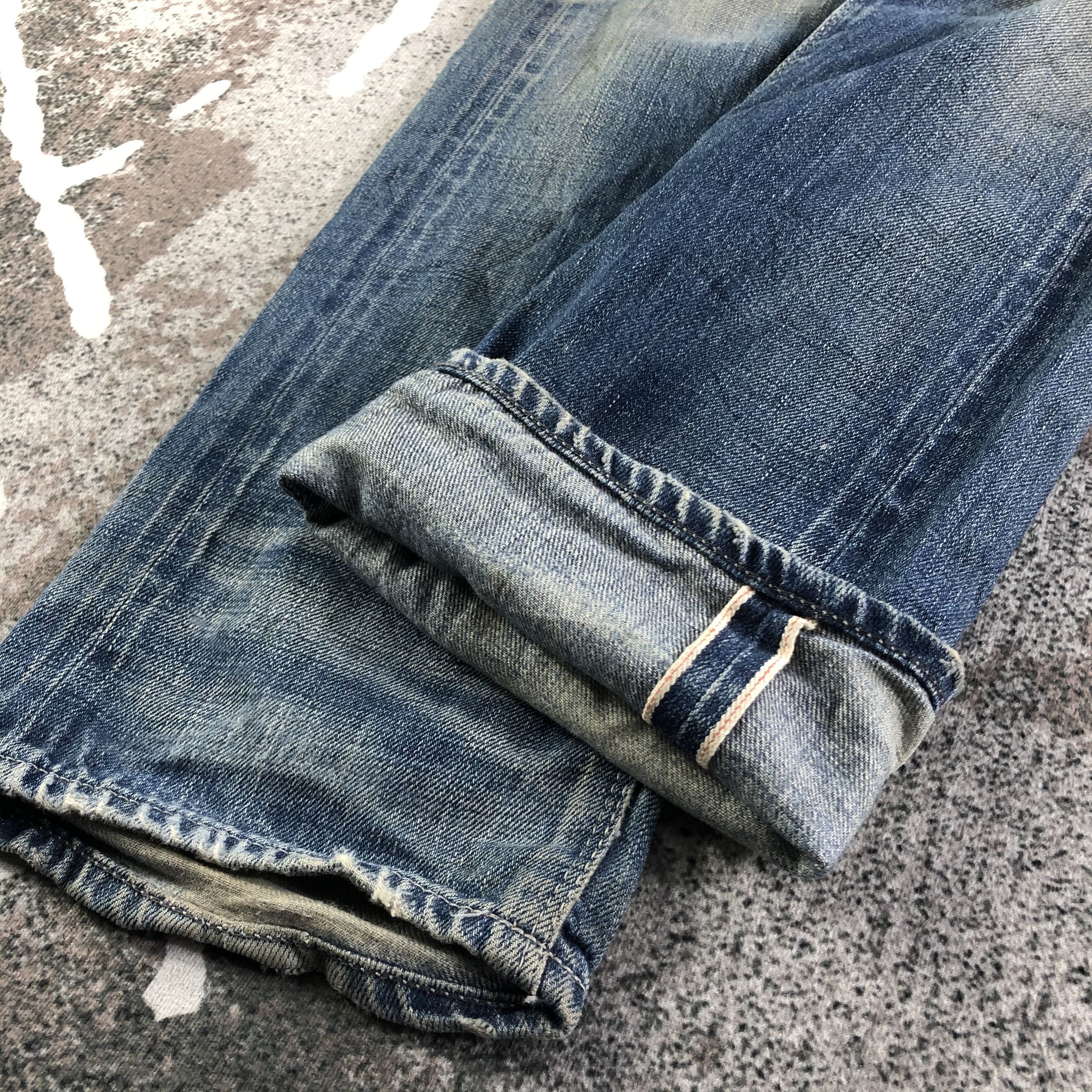 GOSTAR DE FUGA Gostar De Fuga Selvedge Jeans Distressed Redline Denim Size US 32 / EU 48 - 7 Thumbnail