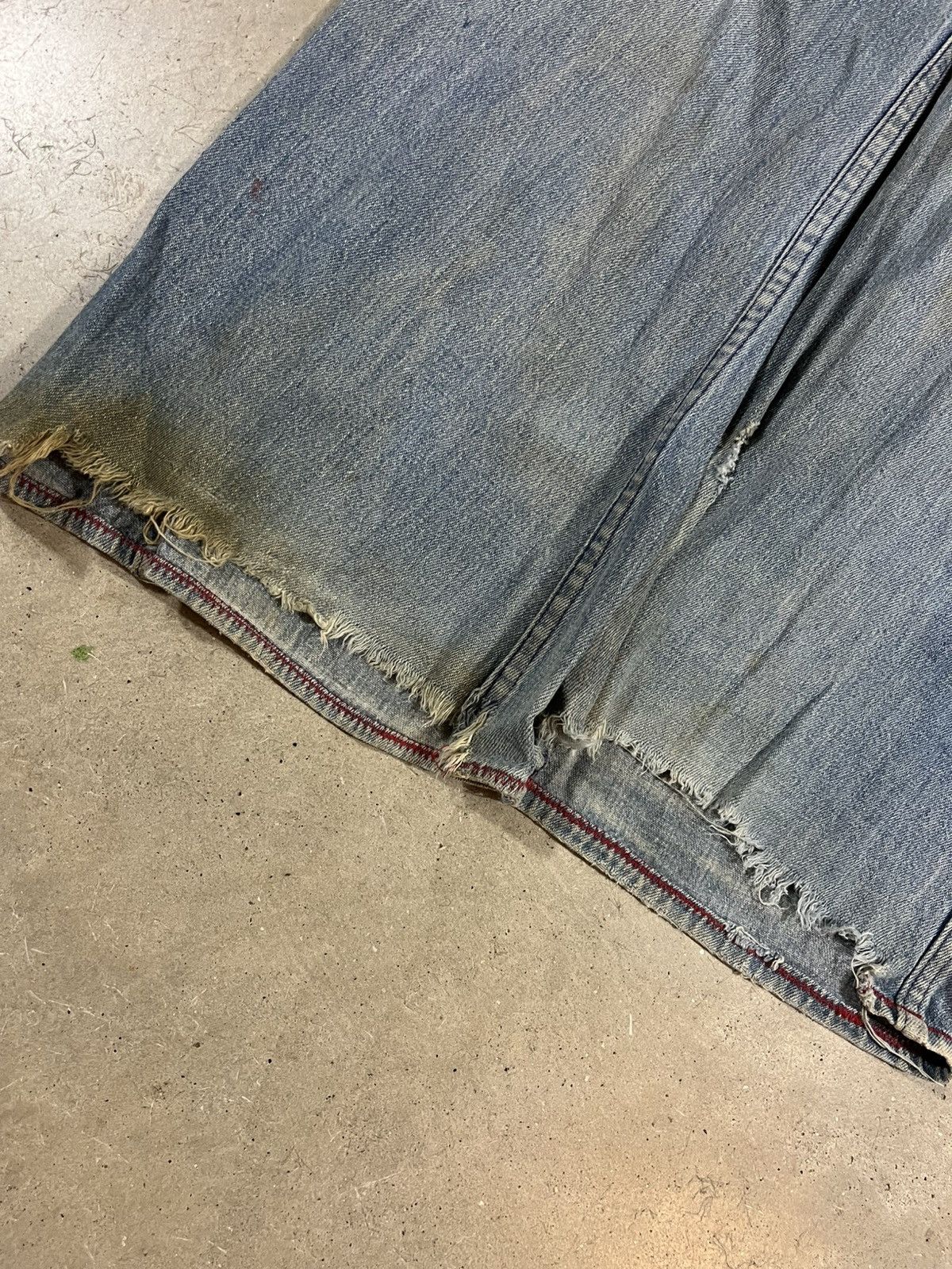Lee Vintage 70s Lee Flared Jeans Faded Blue 30x31 Size US 30 / EU 46 - 10 Thumbnail