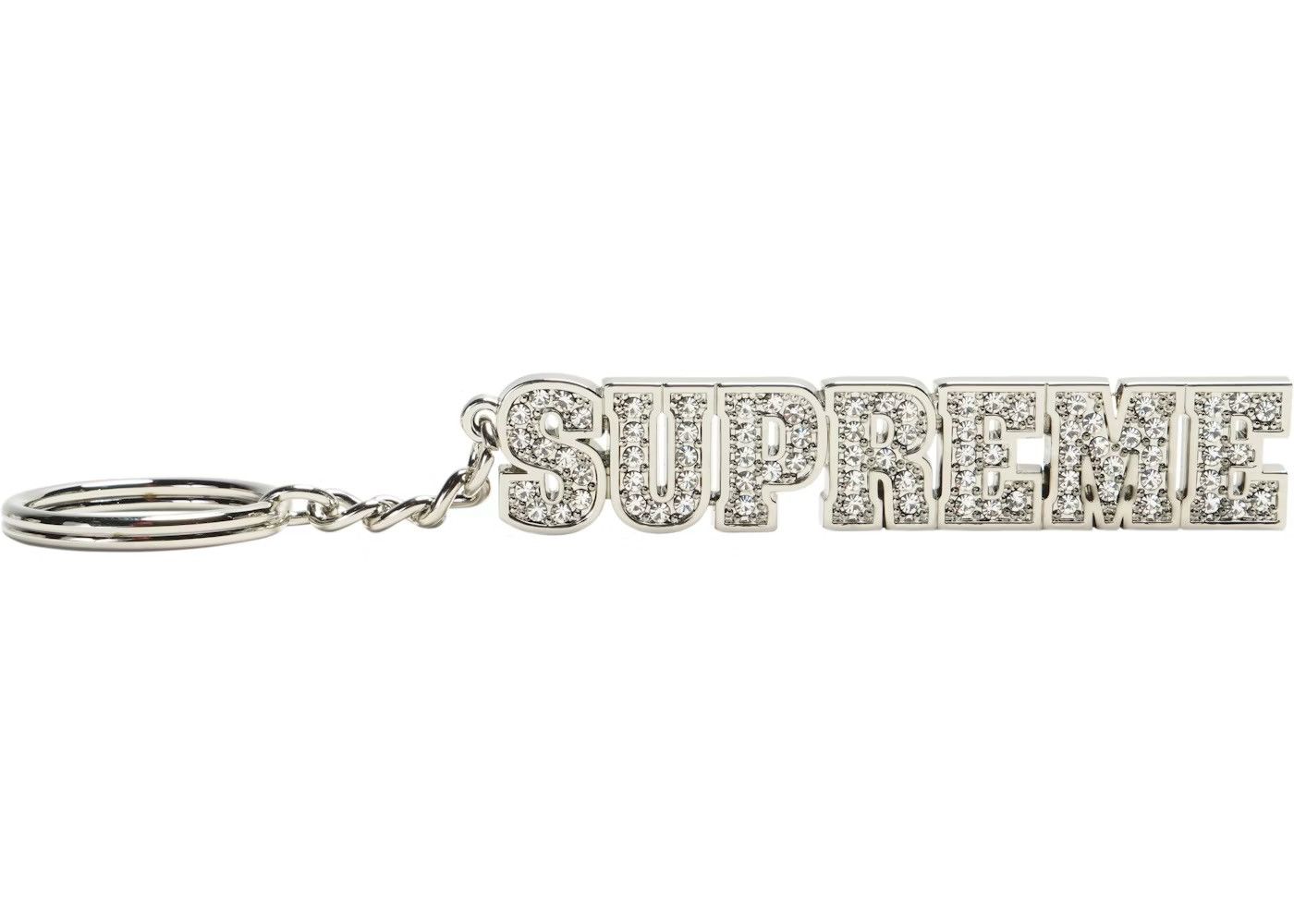 Supreme Block Logo Keychain