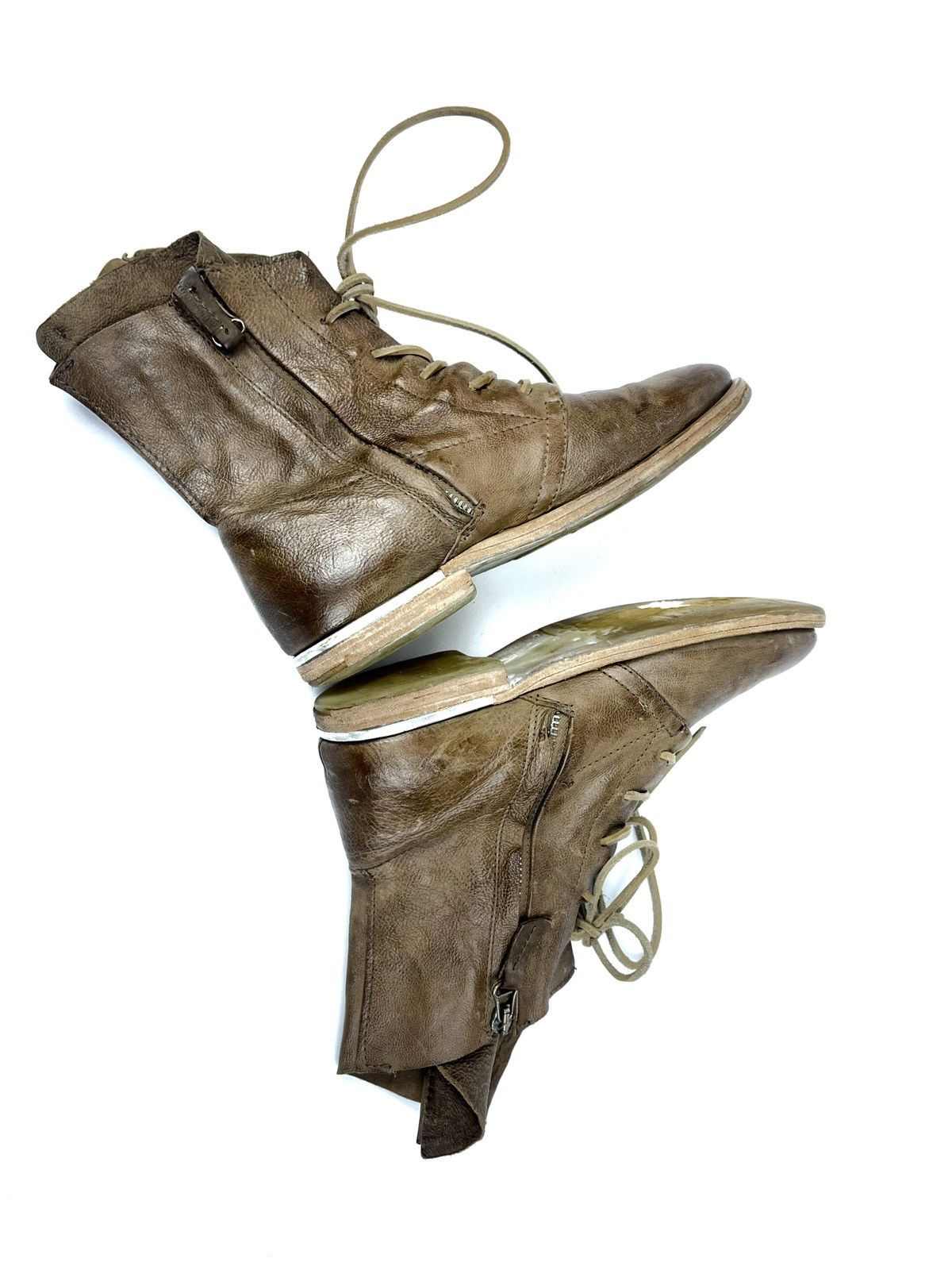 A.S.98 A.S.98 Airstep leather boots avantgarde bohos ankle shoes Size US 7 / IT 37 - 4 Thumbnail