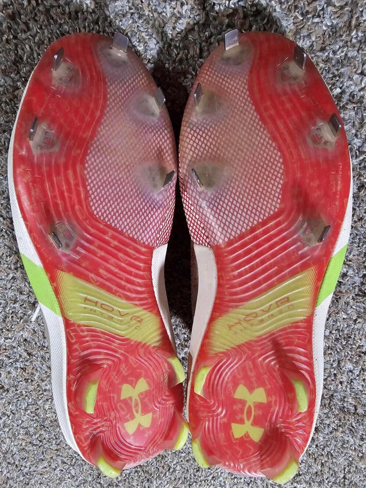Under Armour Baseball Metal Under Armour Bryce Harper6 White Red 10.5 Size US 10.5 / EU 43-44 - 8 Thumbnail