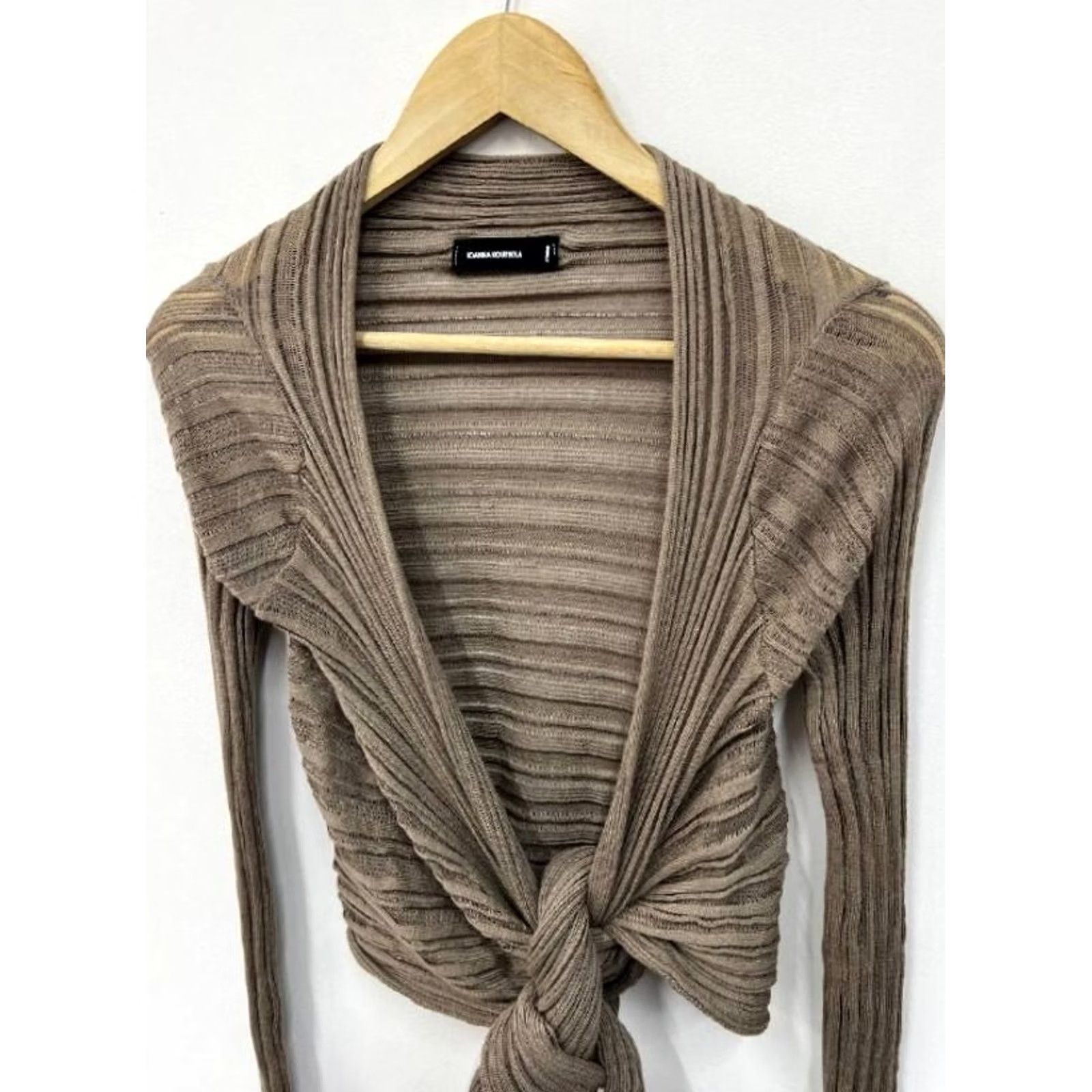 Vintage Ioanna Kourbela Sweater Cardigan Womens Size S Mokka beige Cardigan Womens Size S MoKa beige Brand Ioanna Kourbela Sweater Cardigan Women S Size S / US 4 / IT 40 - 2 Thumbnail