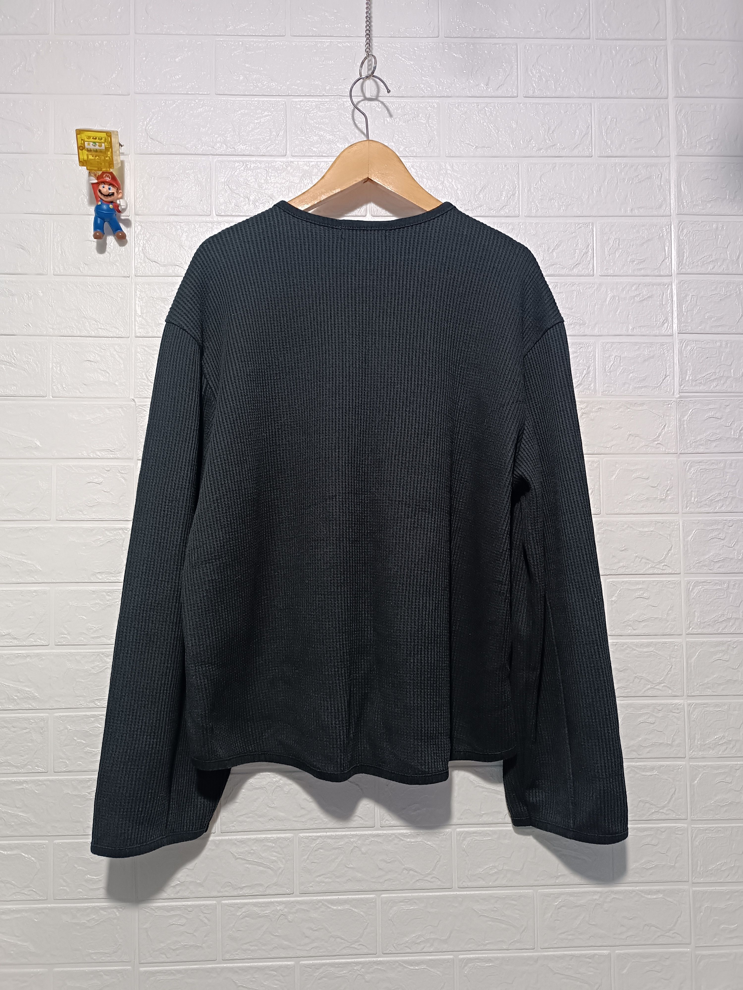Japanese Brand Thermal Heavyweight Sweatshirt Boxy Free Size Size US L / EU 52-54 / 3 - 5 Thumbnail