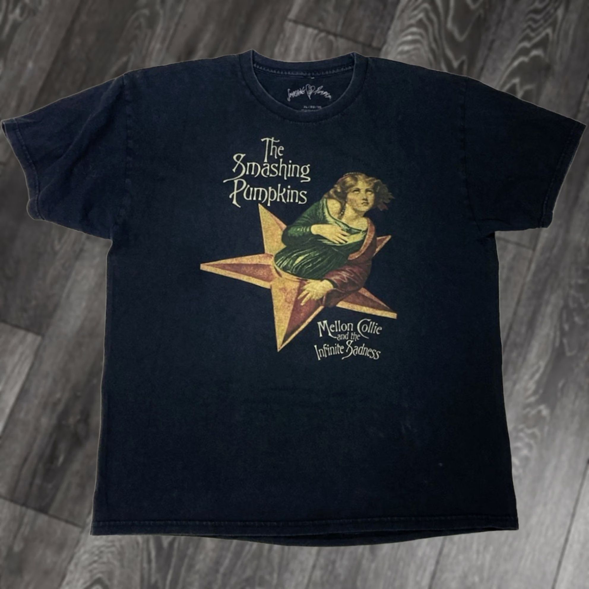 Vintage 1996 the smashing pumpkins disco ball tour shirt faded XL