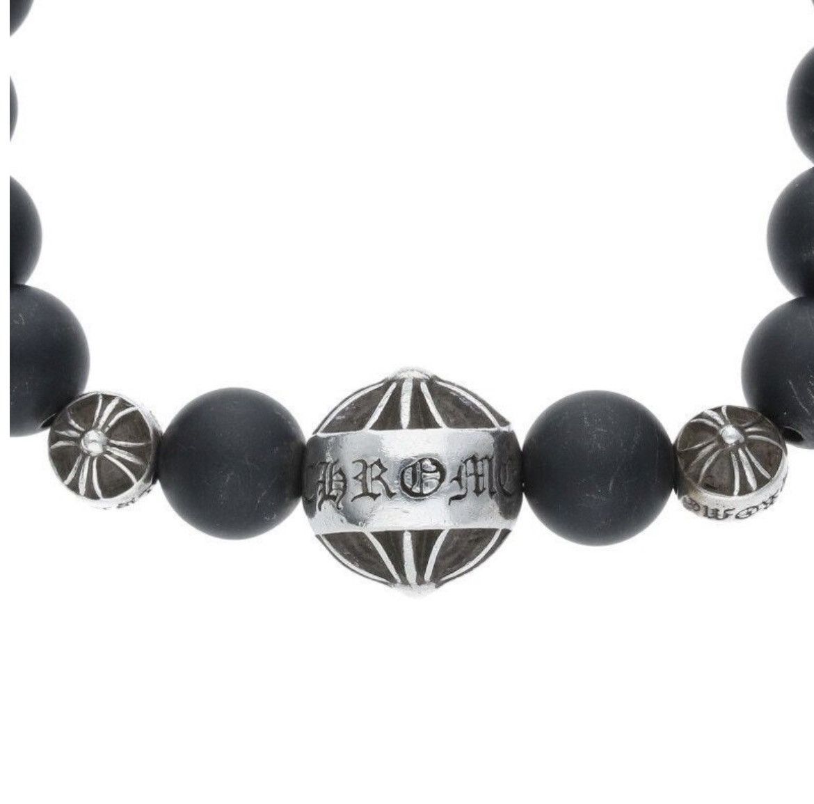 Chrome Hearts Chrome Hearts Black Tourmaline Bead Bracelet Size ONE SIZE - 2 Thumbnail