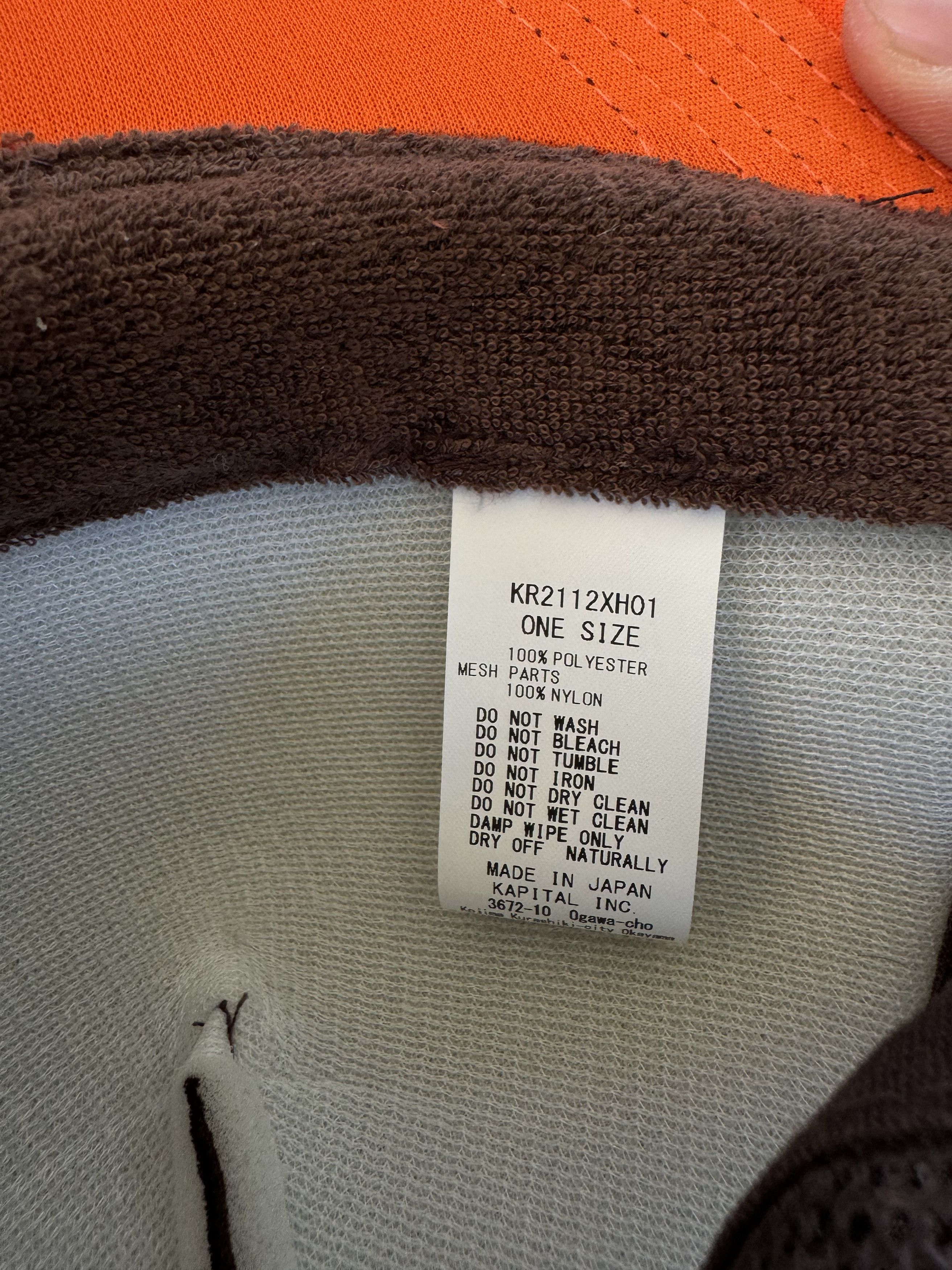 Kapital Kapital Denim Coating Service Hat Size ONE SIZE - 4 Thumbnail