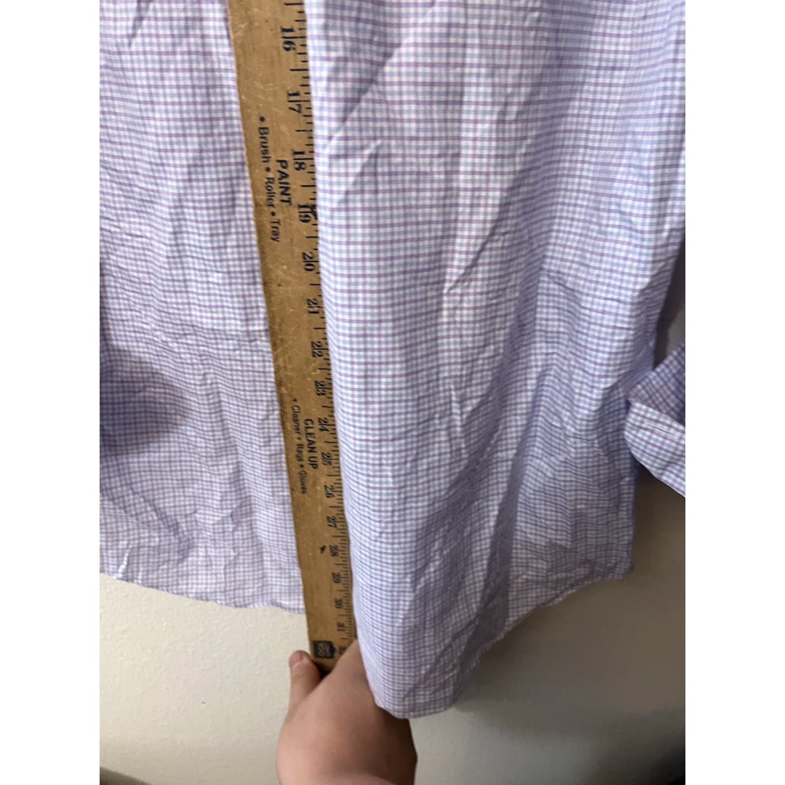 Jos. A. Bank Jos. A. Bank Traveler Mens Plaid Long Sleeve Button Down Shirt 15.5/33 Blue Cotton Tailored Fit Regular Household? Size US L / EU 52-54 / 3 - 4 Thumbnail