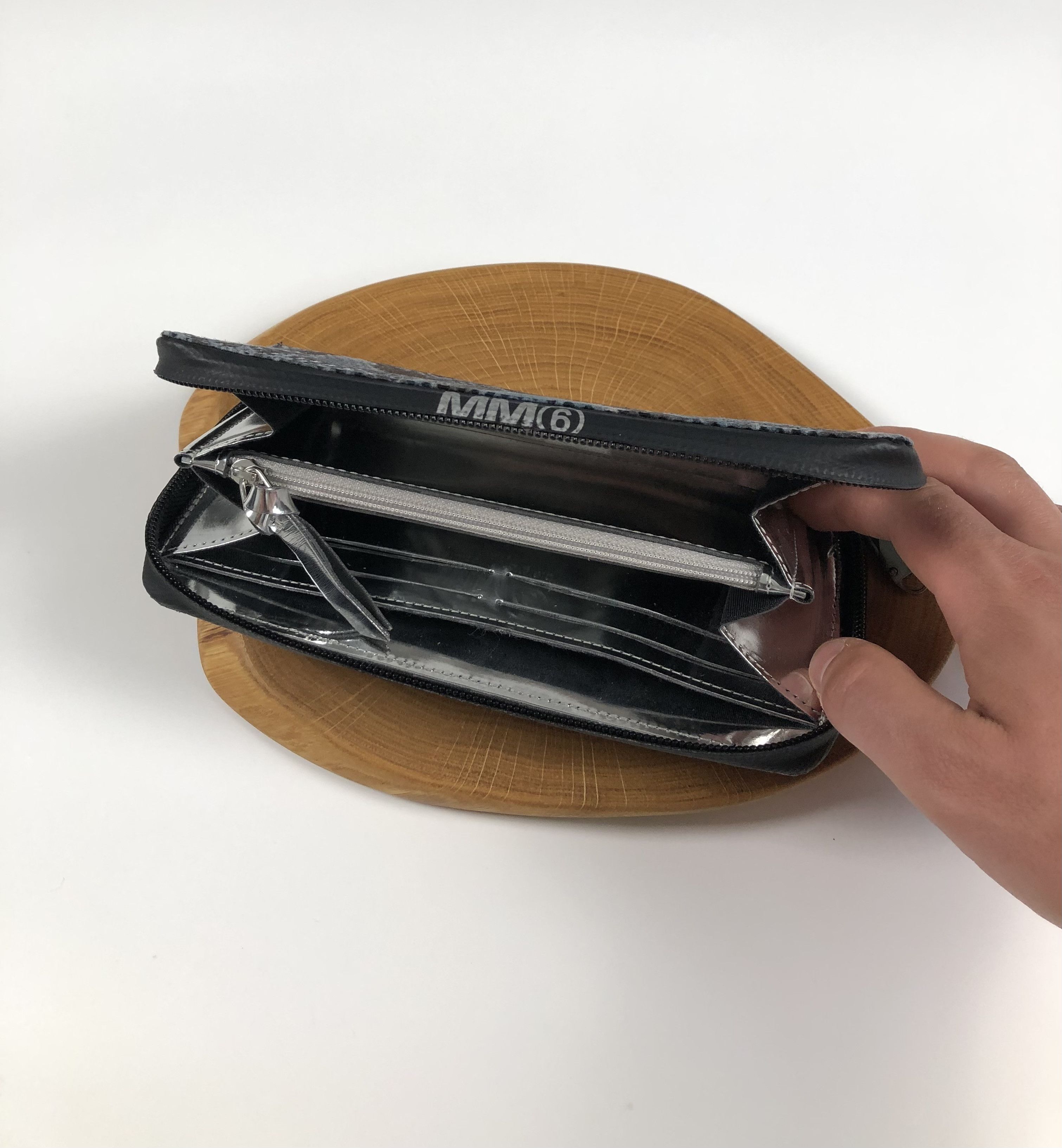 Maison Margiela Maison Margiela MM6 Lizard-Embossed Long Wallet Size ONE SIZE - 10 Thumbnail
