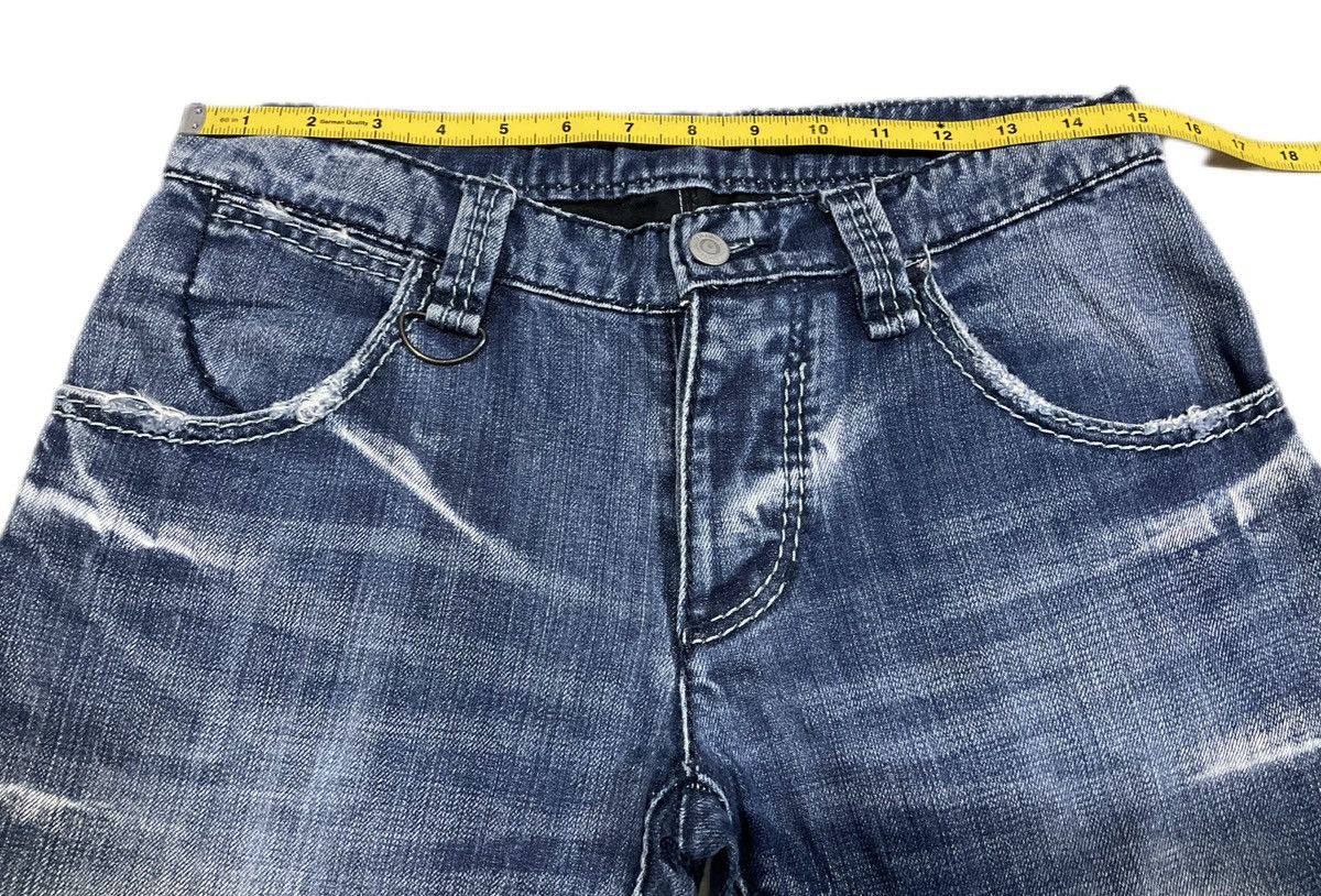 BUFFALO BOBS 🔥Sick Y2K Buffalo Bobs Flared Denim Curved Distressed Faded Size US 30 / EU 46 - 13 Thumbnail